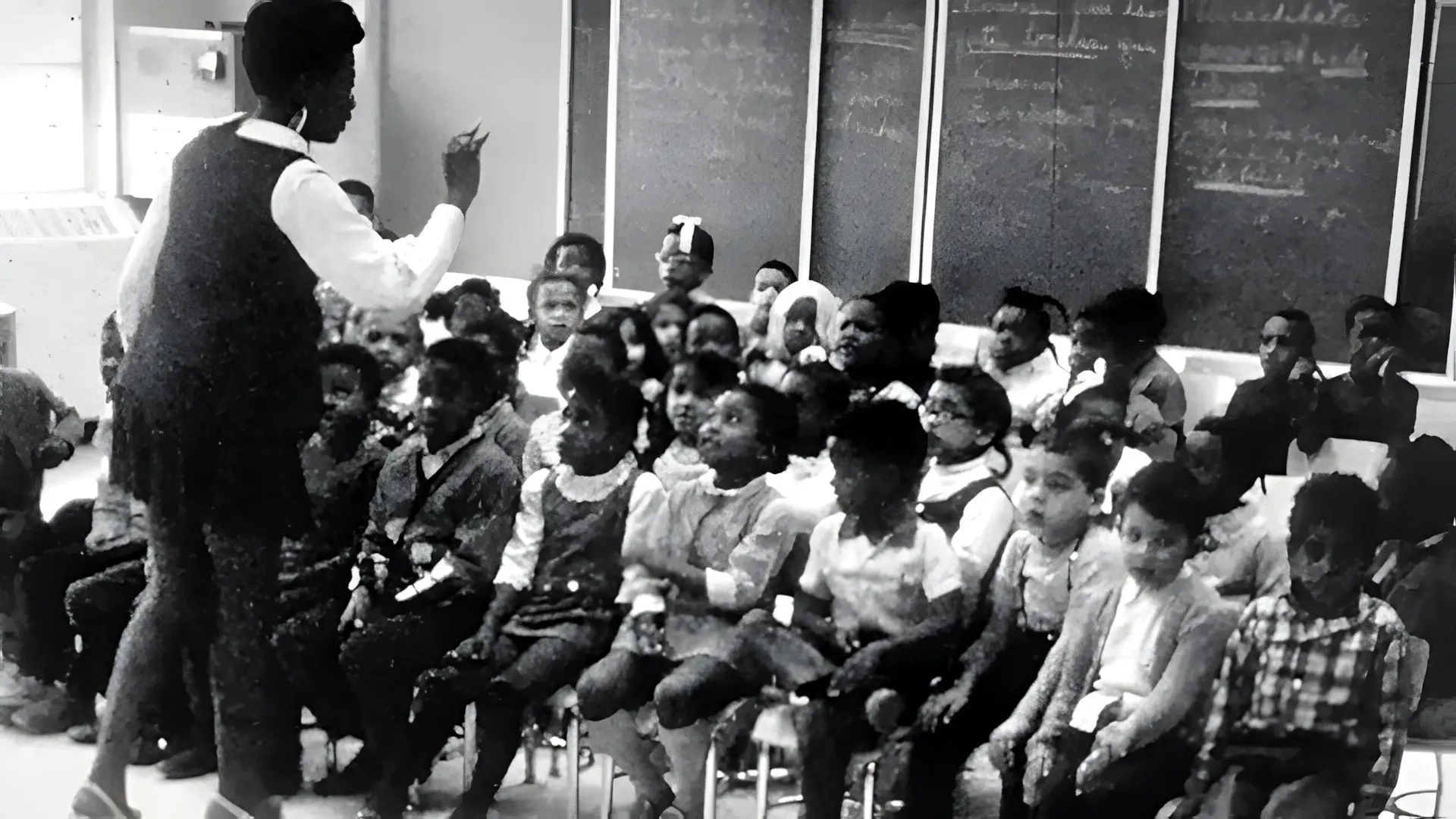 Harlem School 1970 backdrop