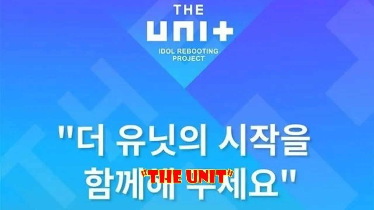 The Unit: Idol Rebooting Project backdrop