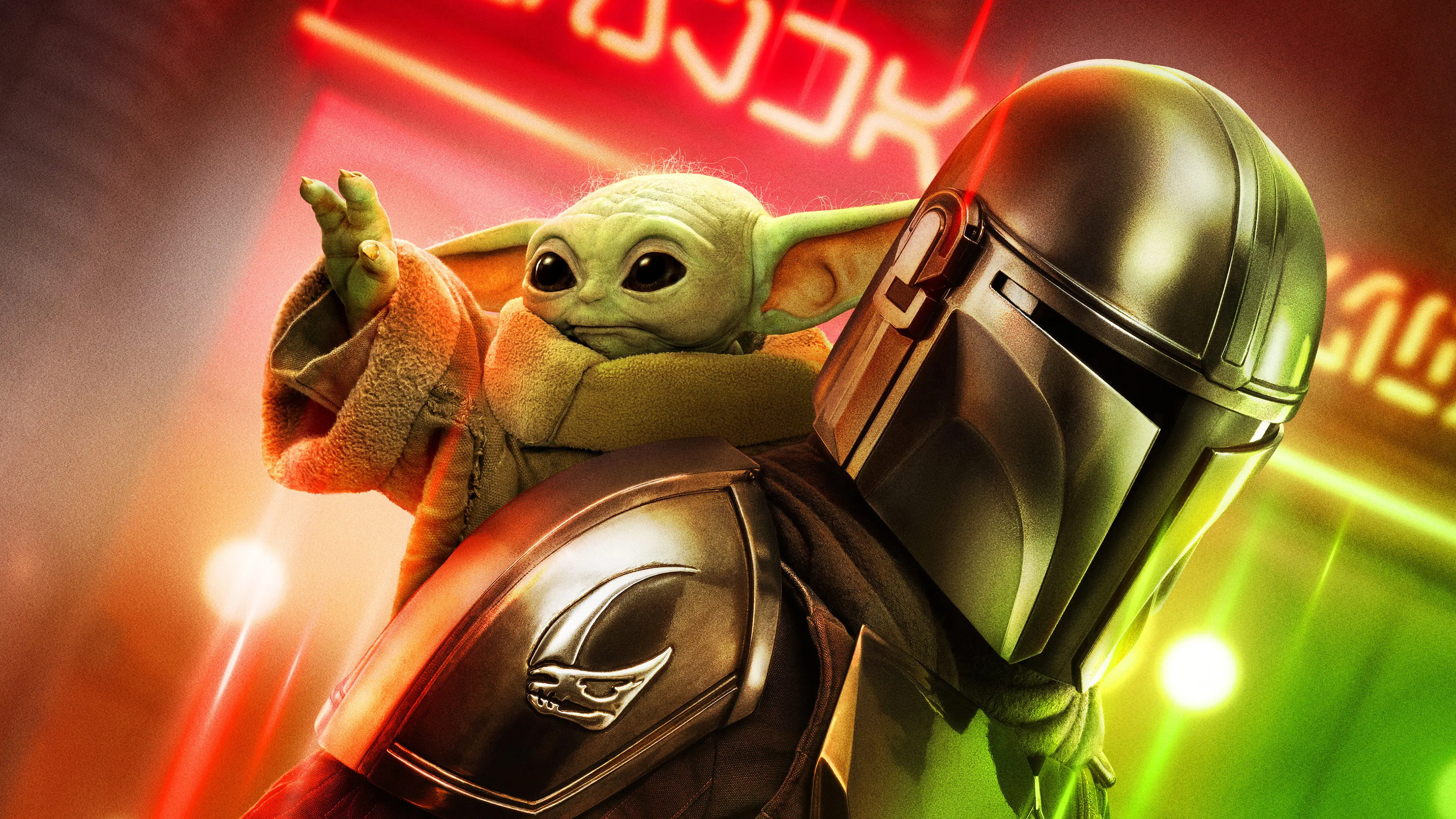 The Mandalorian and Grogu backdrop
