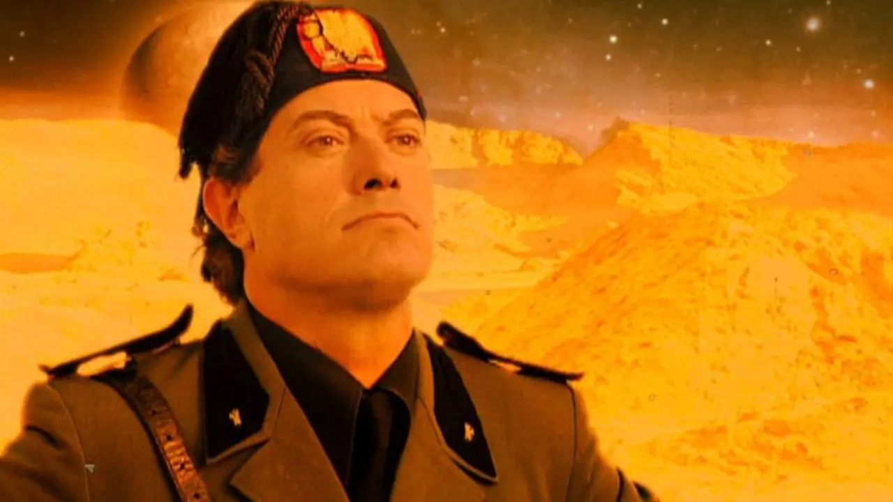 Fascists on Mars backdrop