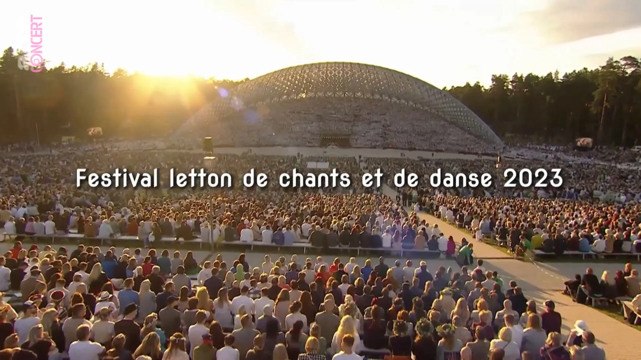 Latvian Song and Dance Festival 2023 backdrop
