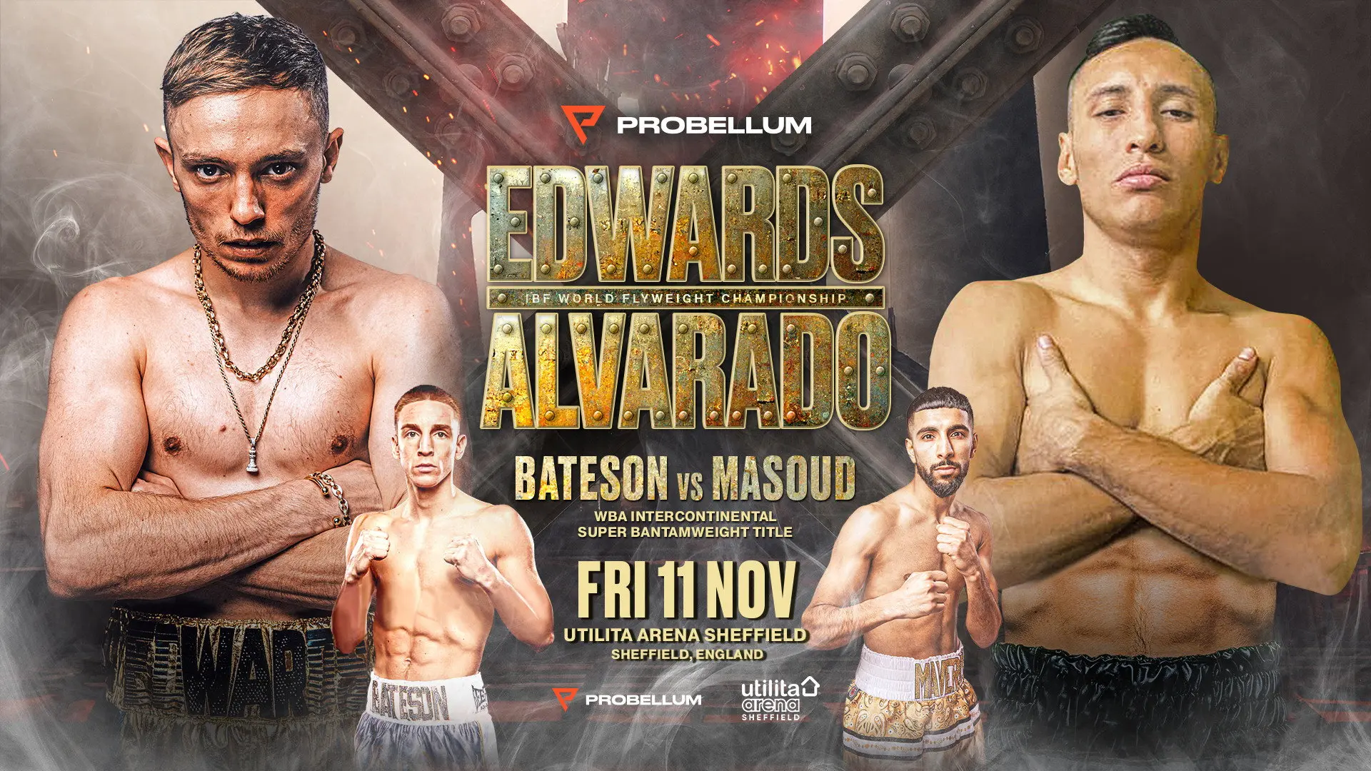 Sunny Edwards vs. Felix Alvarado backdrop