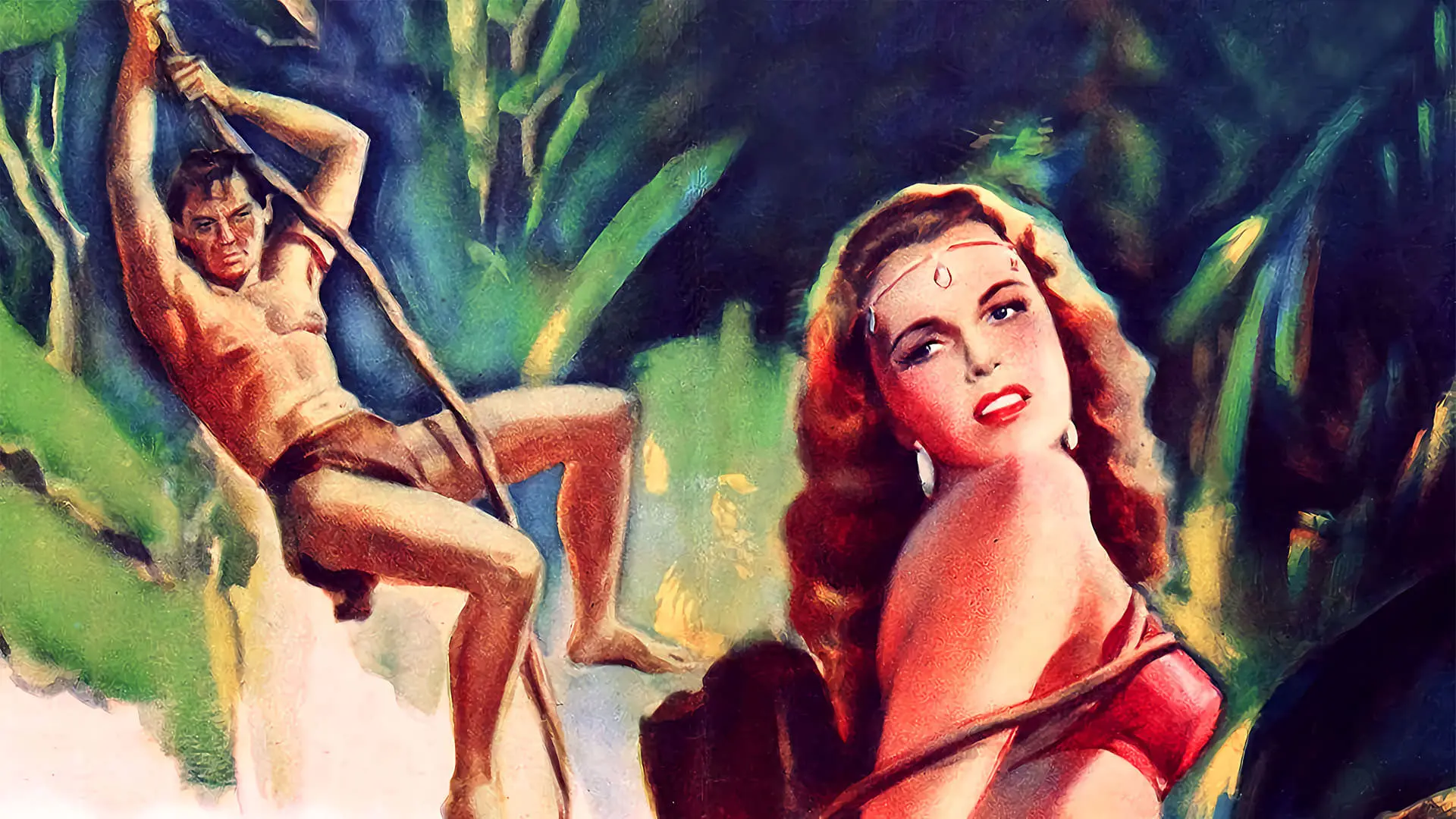 Tarzan Triumphs backdrop