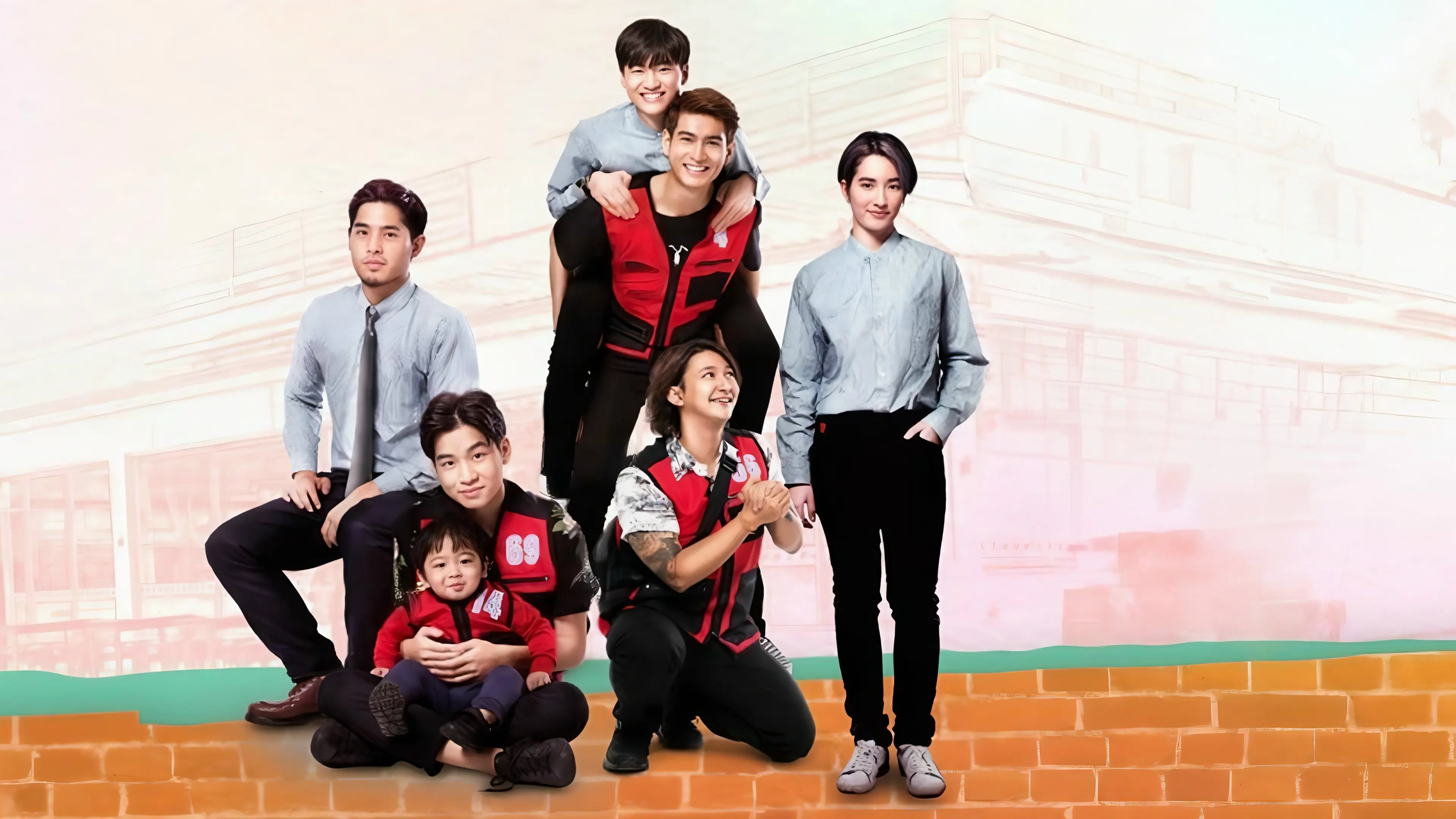 Love at 7-11 backdrop