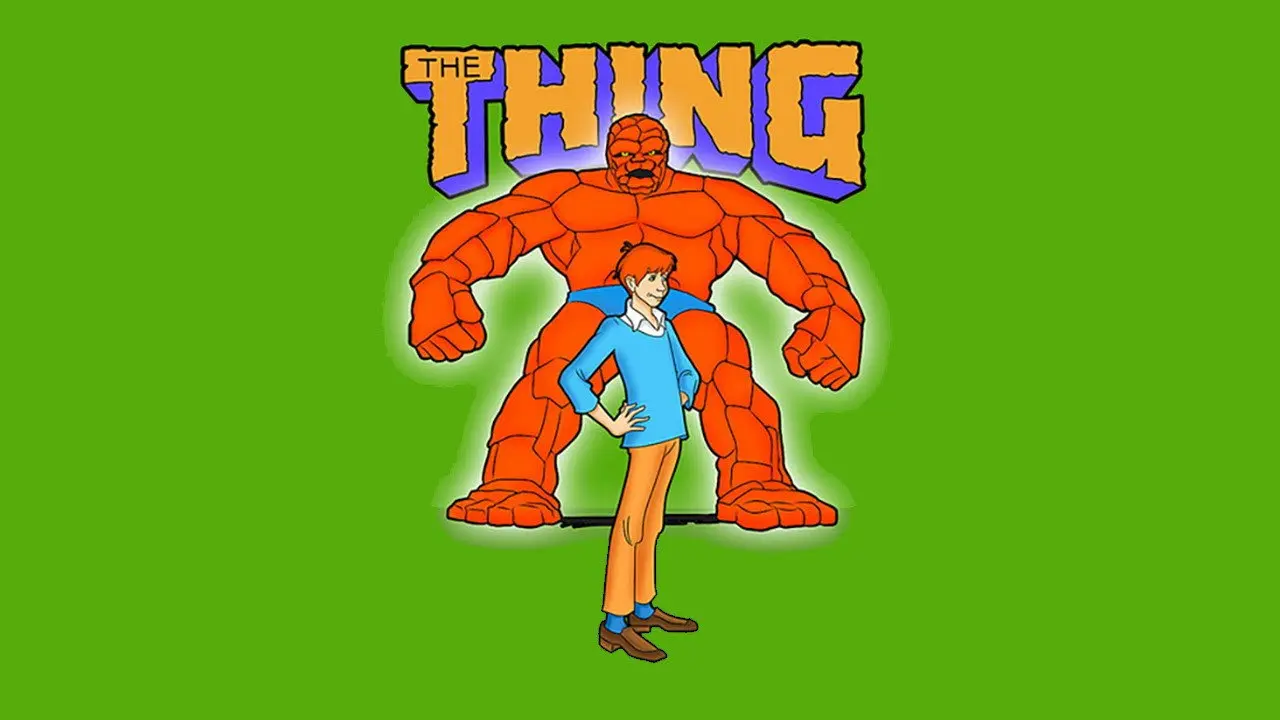 Fred and Barney Meet The Thing backdrop