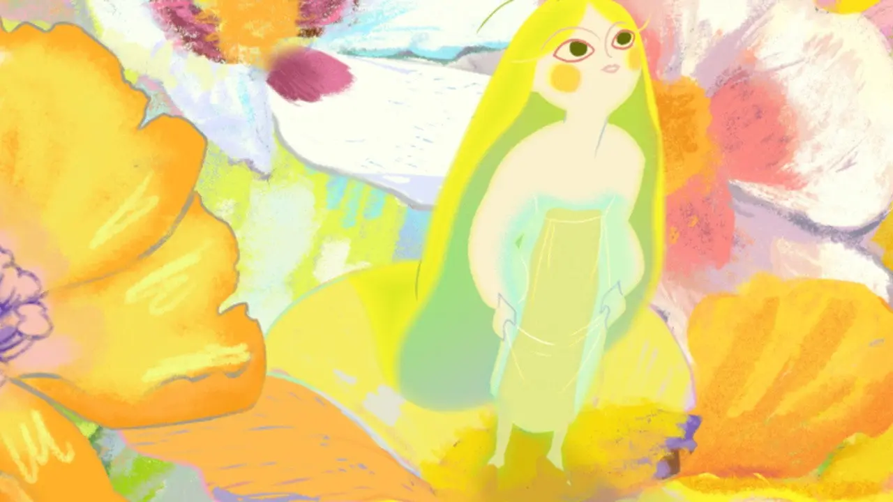 The Story of Three Sisters or How the World Came to Have Four Seasons Instead of One backdrop