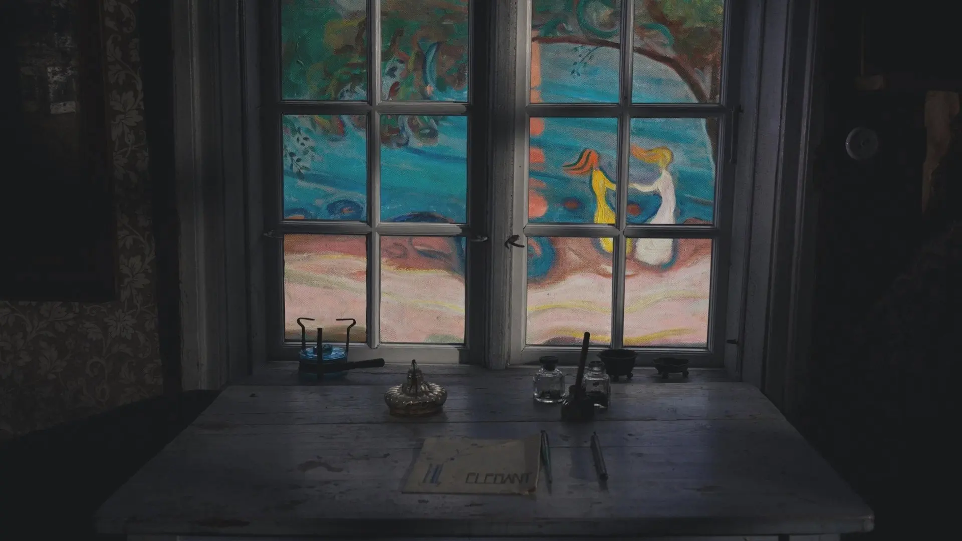 Edvard Munch : Un cri dans la nature backdrop