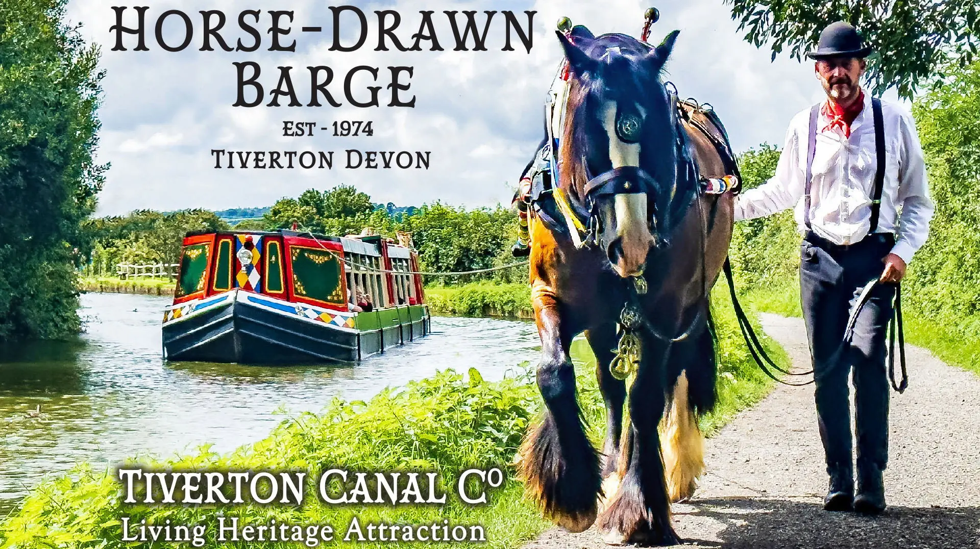 Tiverton Canal Co. 50th Anniversary backdrop