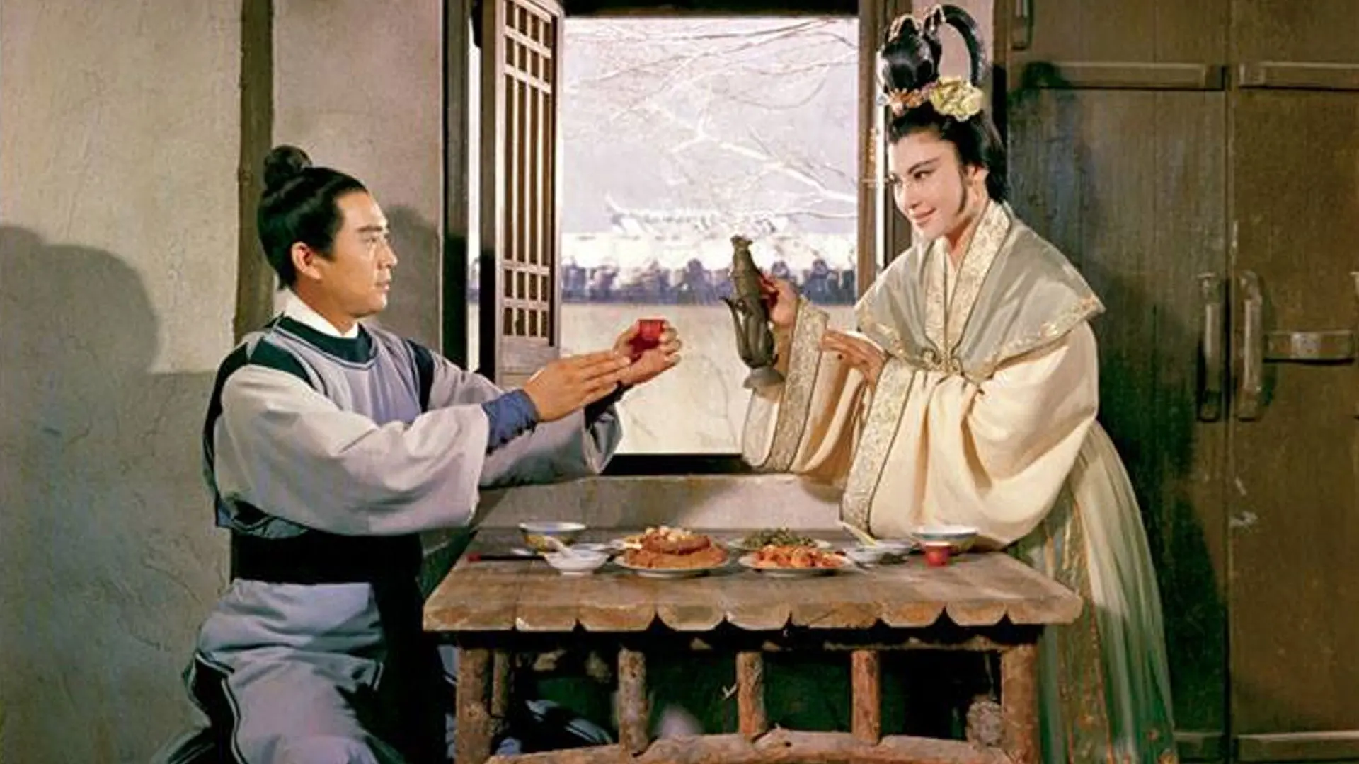 The Amorous Lotus Pan backdrop