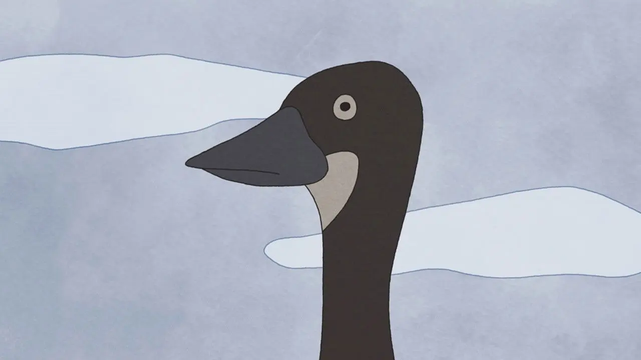 Hudson Geese backdrop