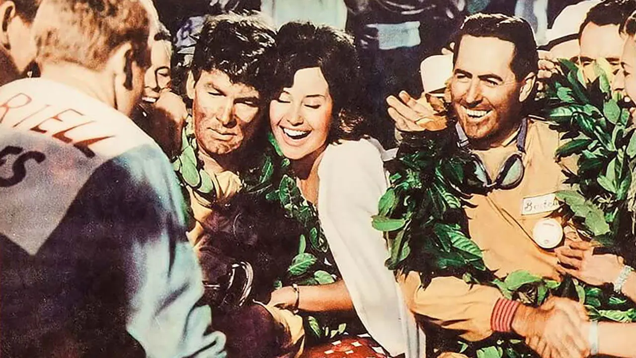 The Green Helmet backdrop