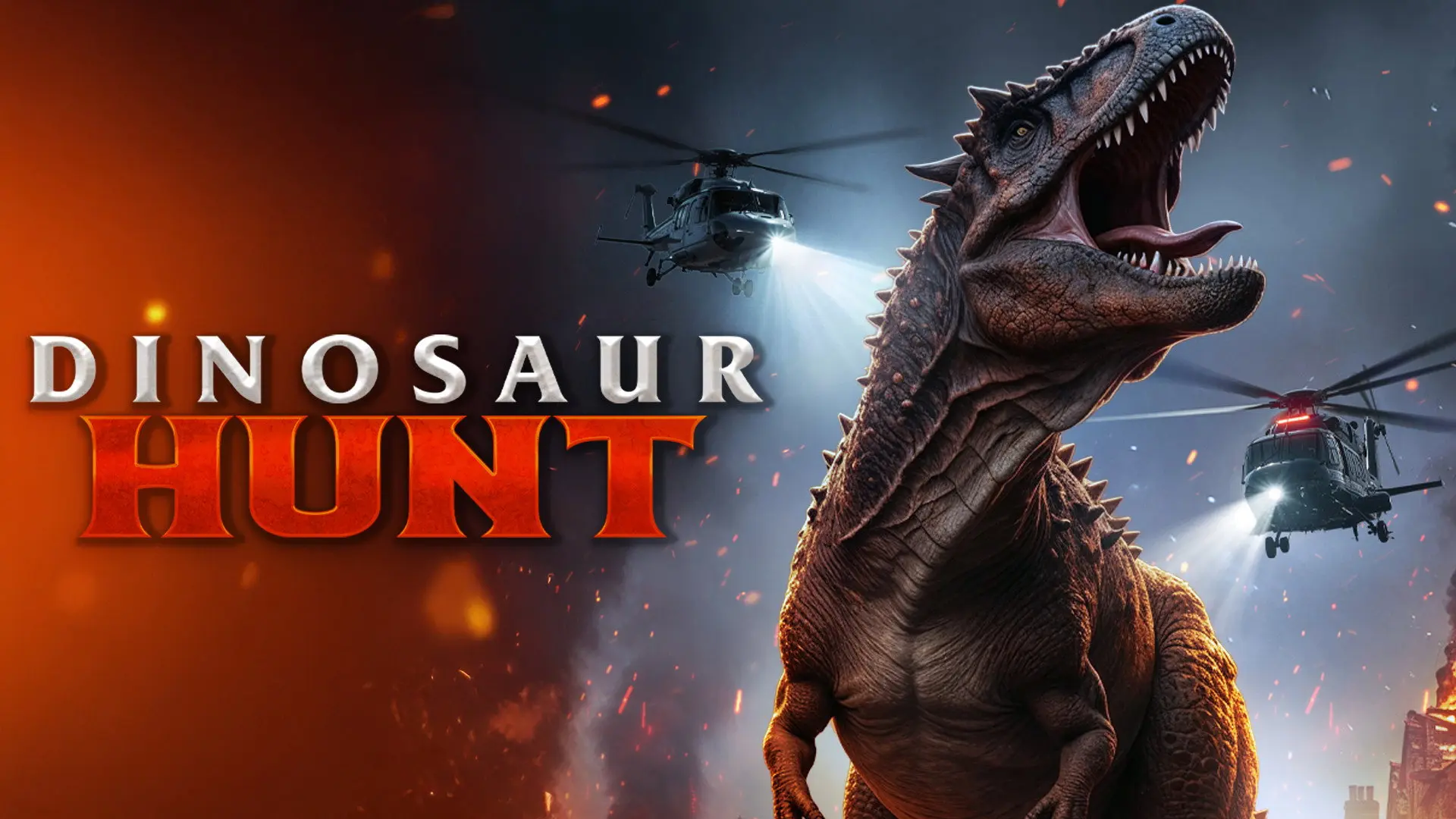Dinosaur Hunt backdrop