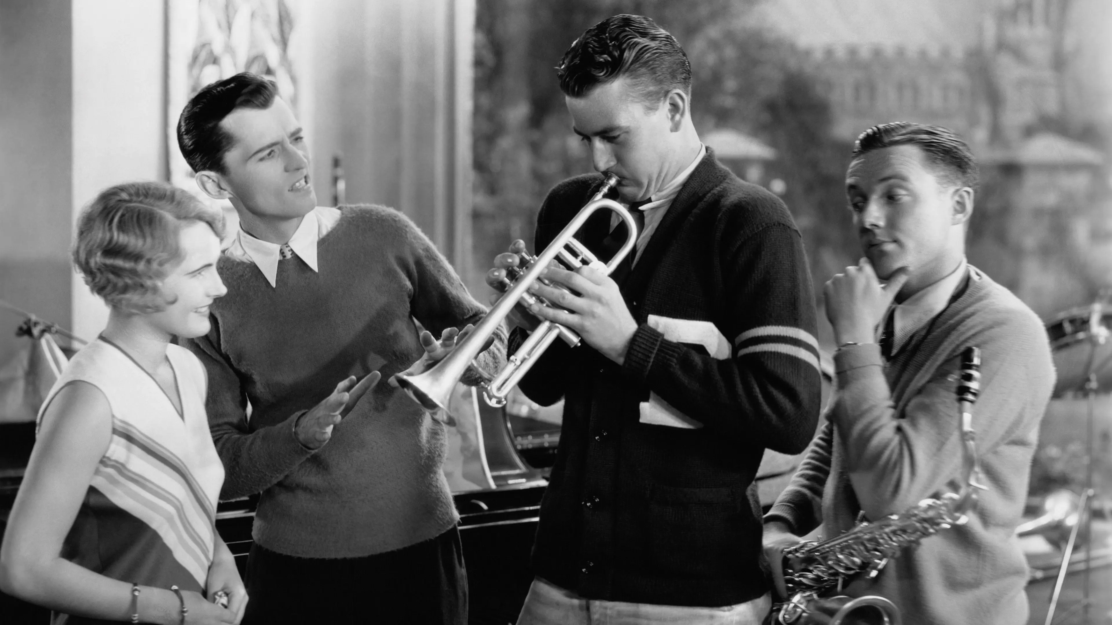 Words and Music backdrop