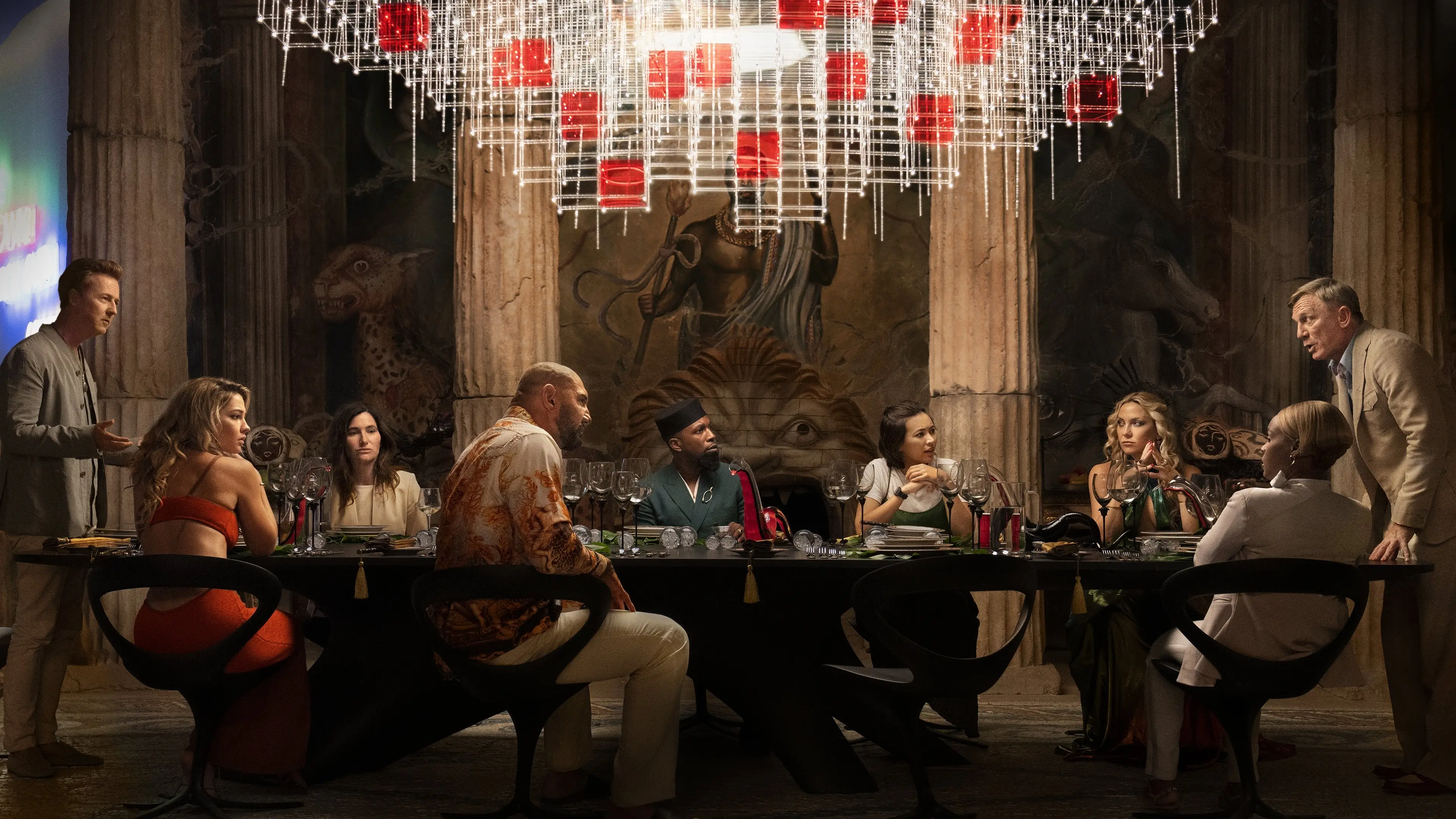 Glass Onion: A Knives Out Mystery backdrop