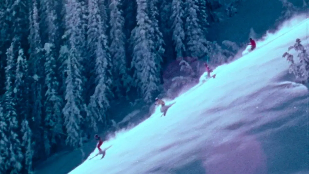 In Search of Skiing backdrop