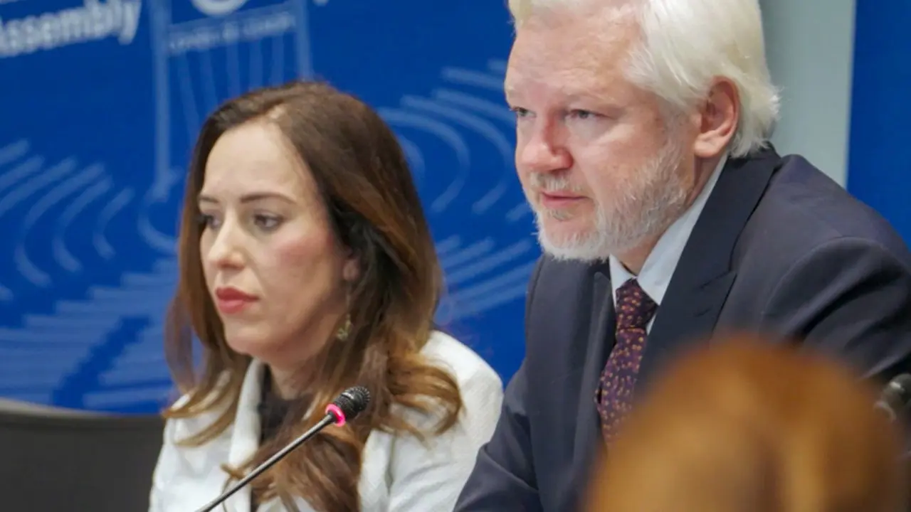 Julian Assange: Silenced backdrop