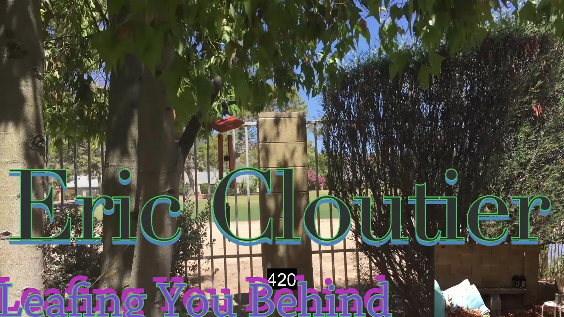 Leafing You Behind backdrop