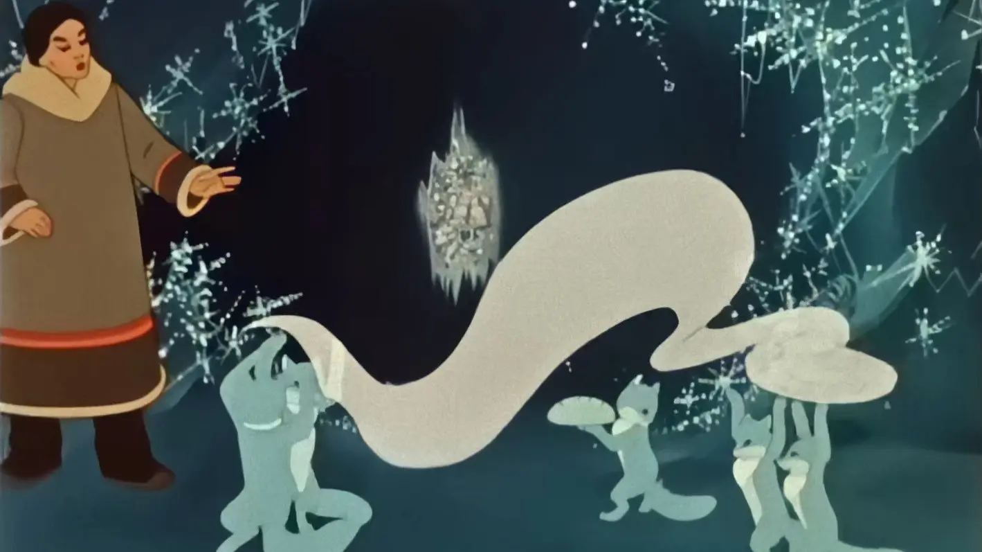 The Fire Is Burning In the Raw-Hide Tent backdrop