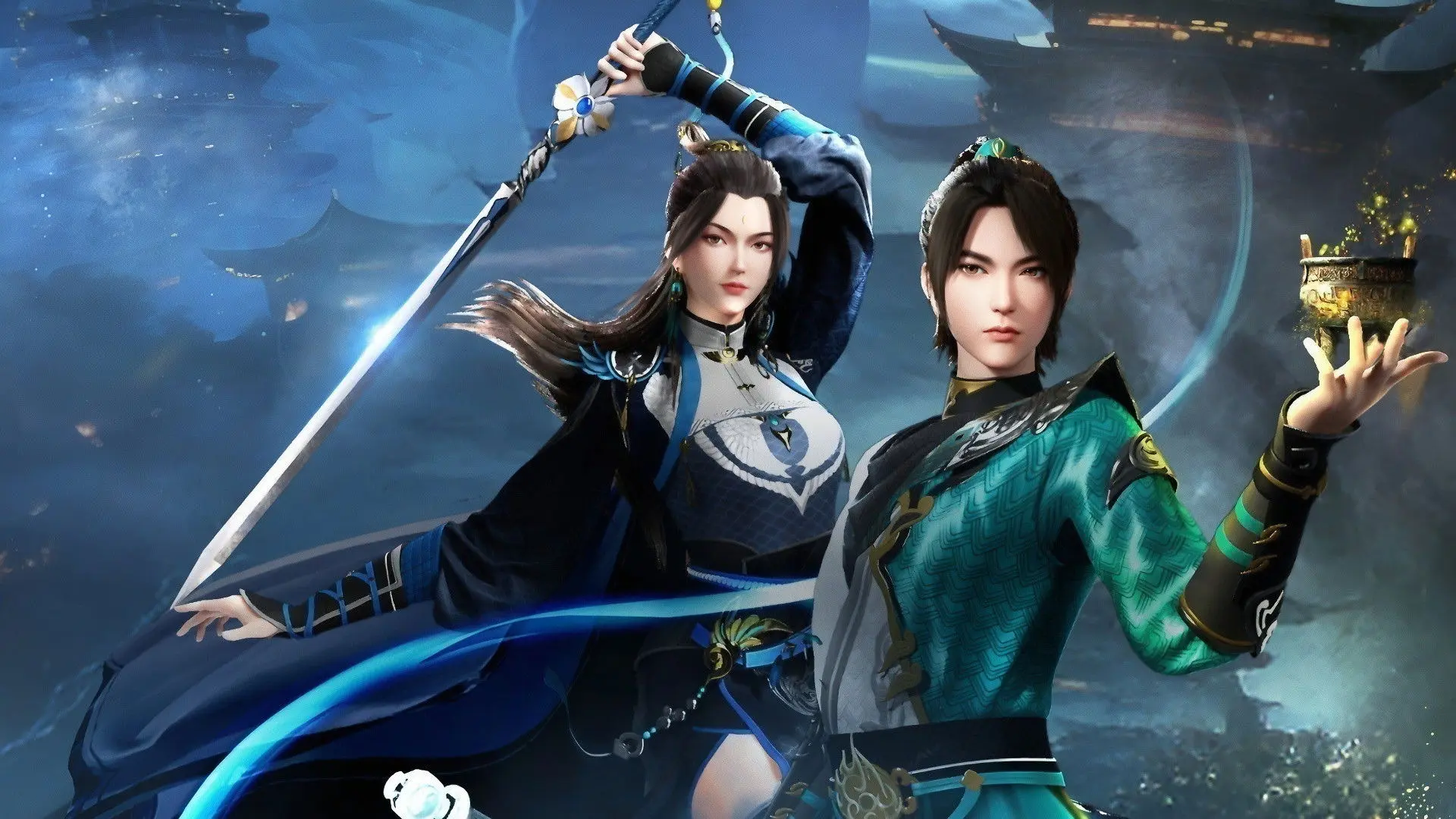 Legend of Yang Chen backdrop