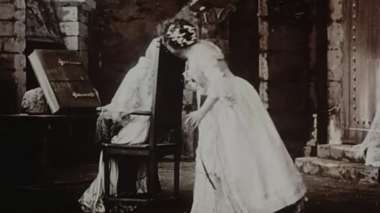 The Missing Bride backdrop