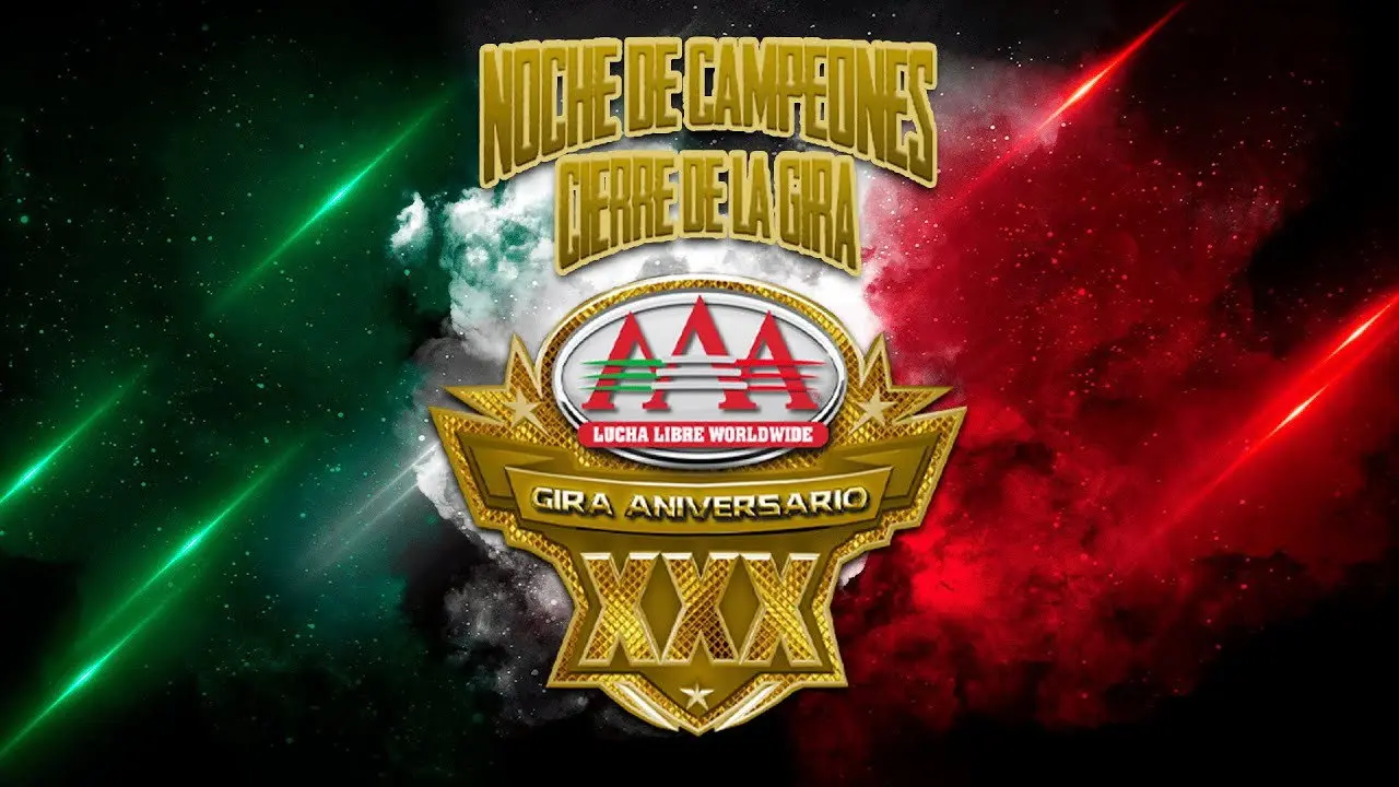 AAA Gira Aniversario XXX - Noche De Campeones backdrop