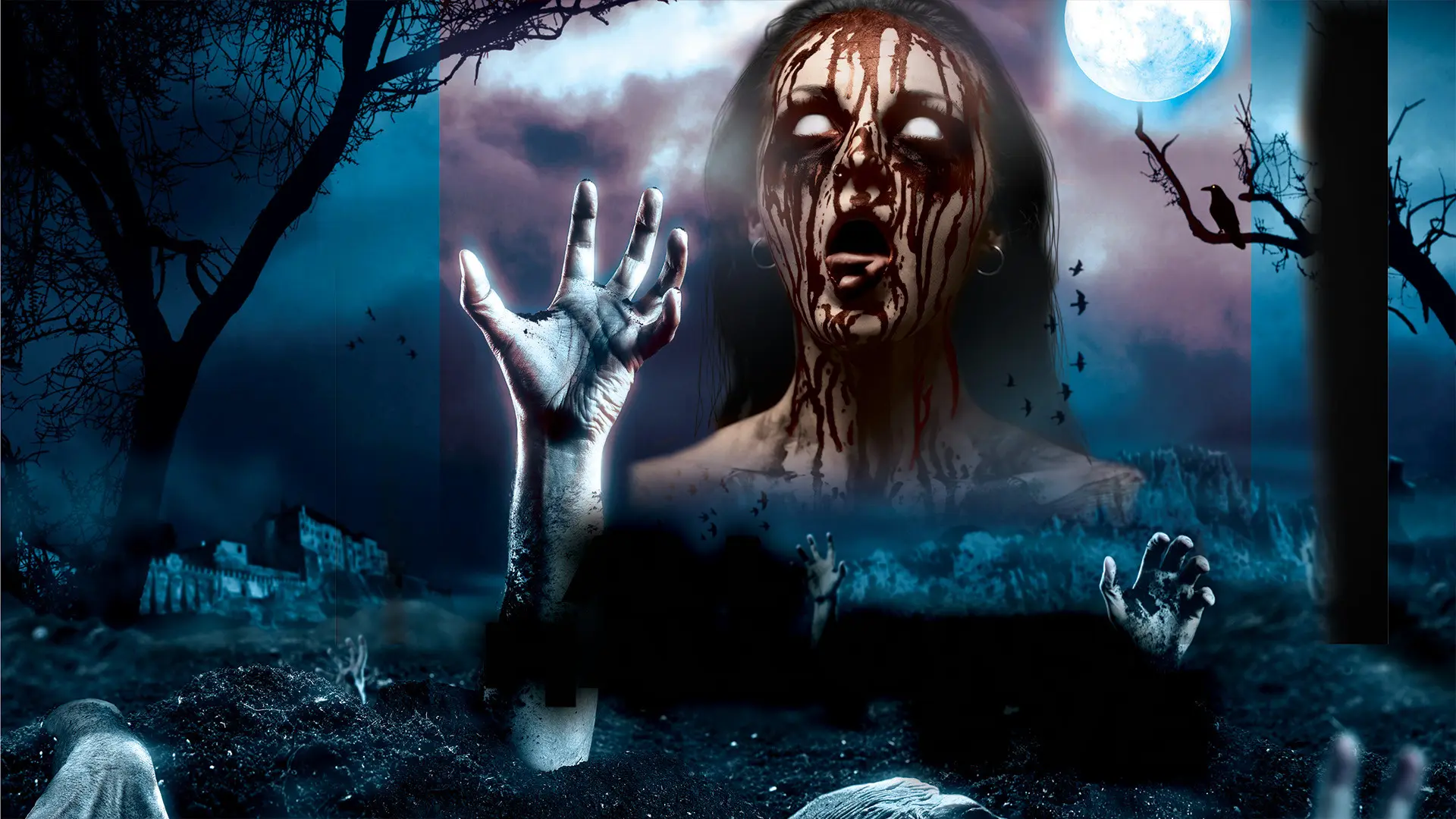 3: All Hallow's Eve backdrop