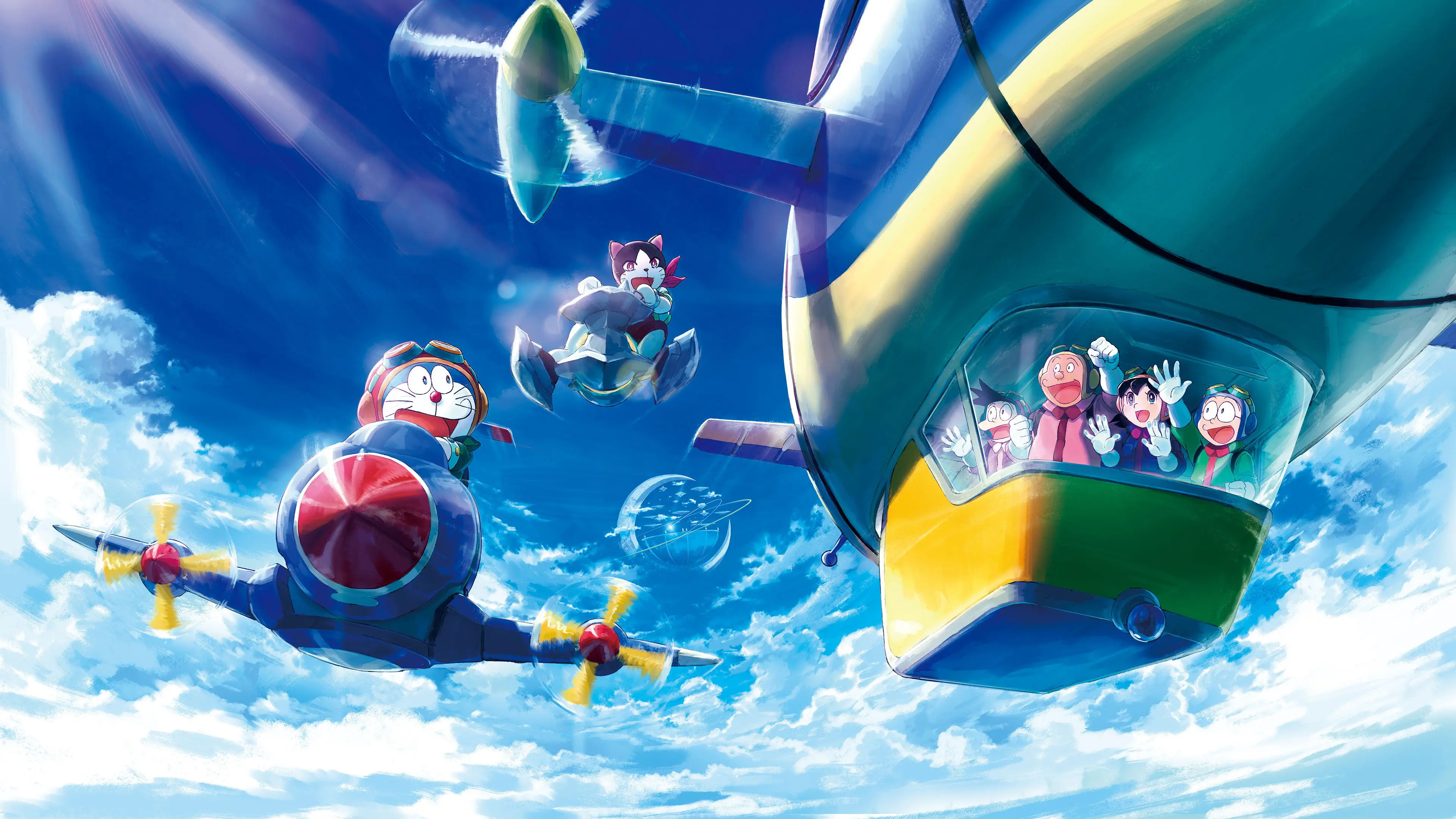 Doraemon the Movie: Nobita's Sky Utopia backdrop