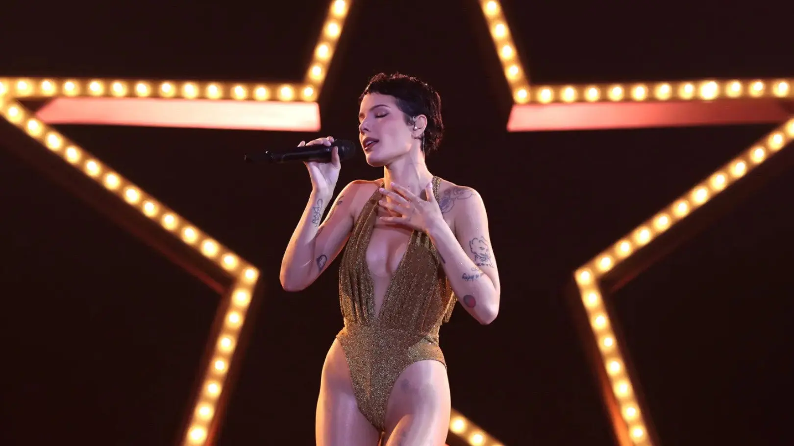 Amazon Music Live with Halsey backdrop