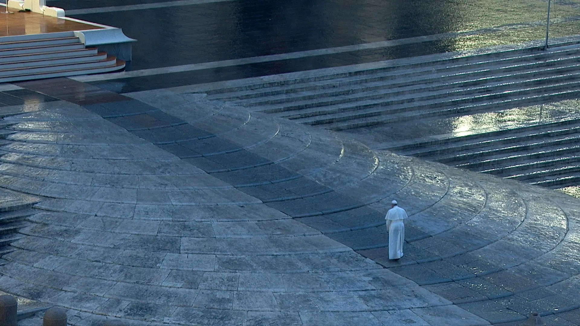 In Viaggio: The Travels of Pope Francis backdrop