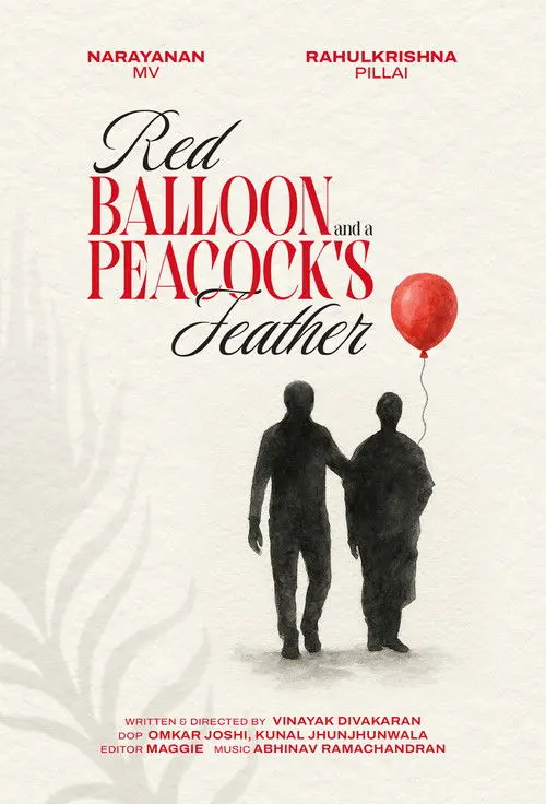 Red Balloon and a Peacock's Feather