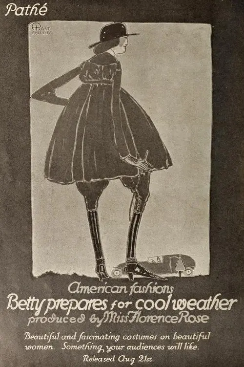 Florence Rose Fashions no. 2. Betty Prepares for Cool Weather
