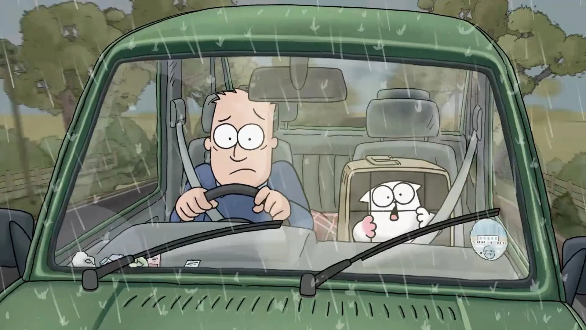 Simon's Cat: Off to the Vet backdrop