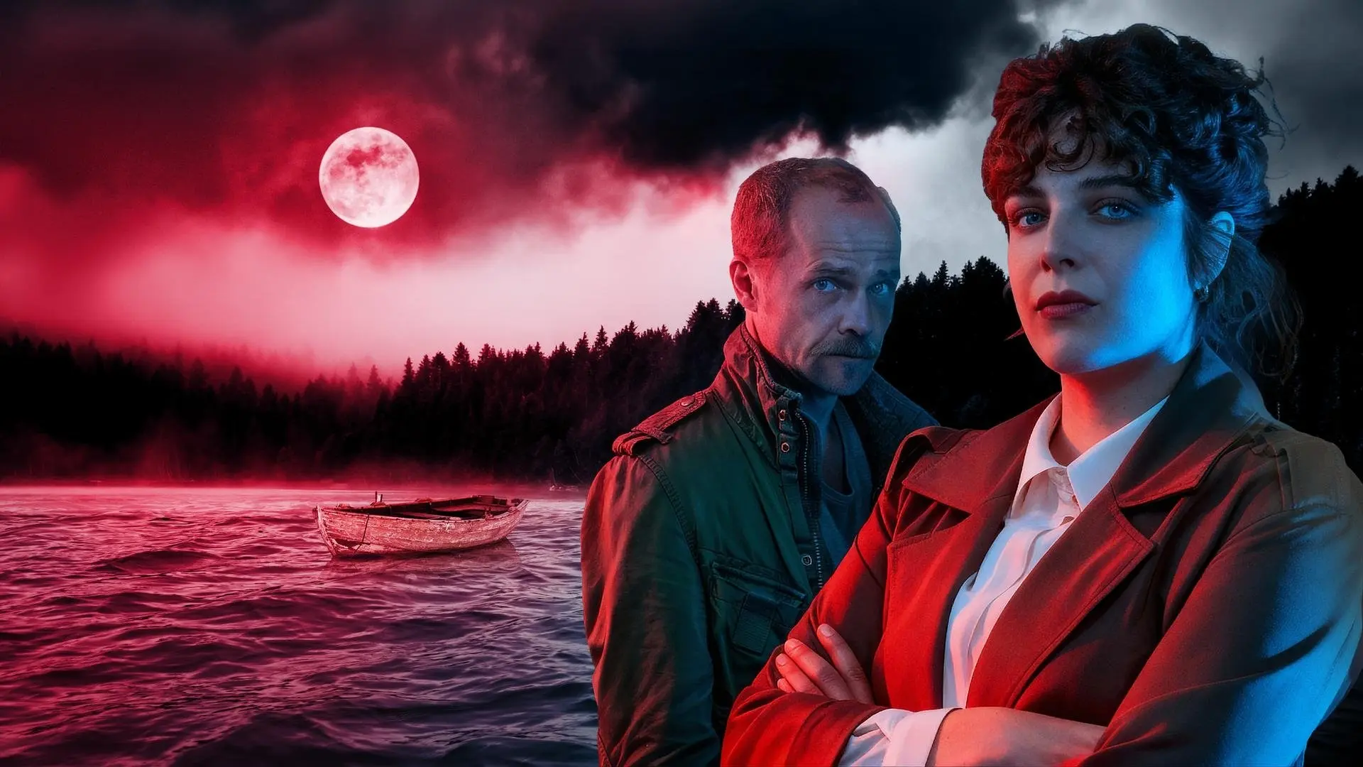 Murder by the Lake backdrop