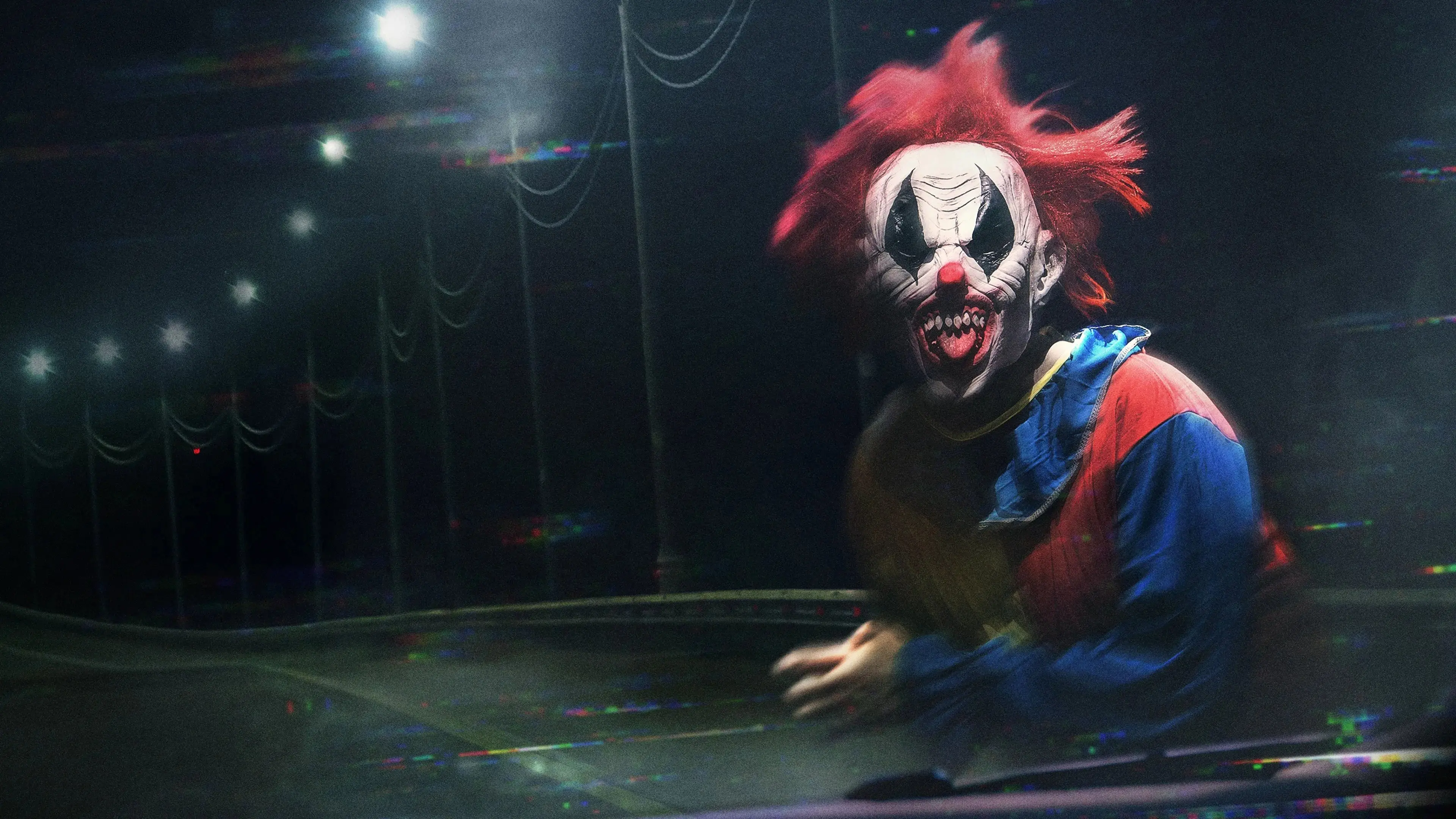 Clown Panic backdrop