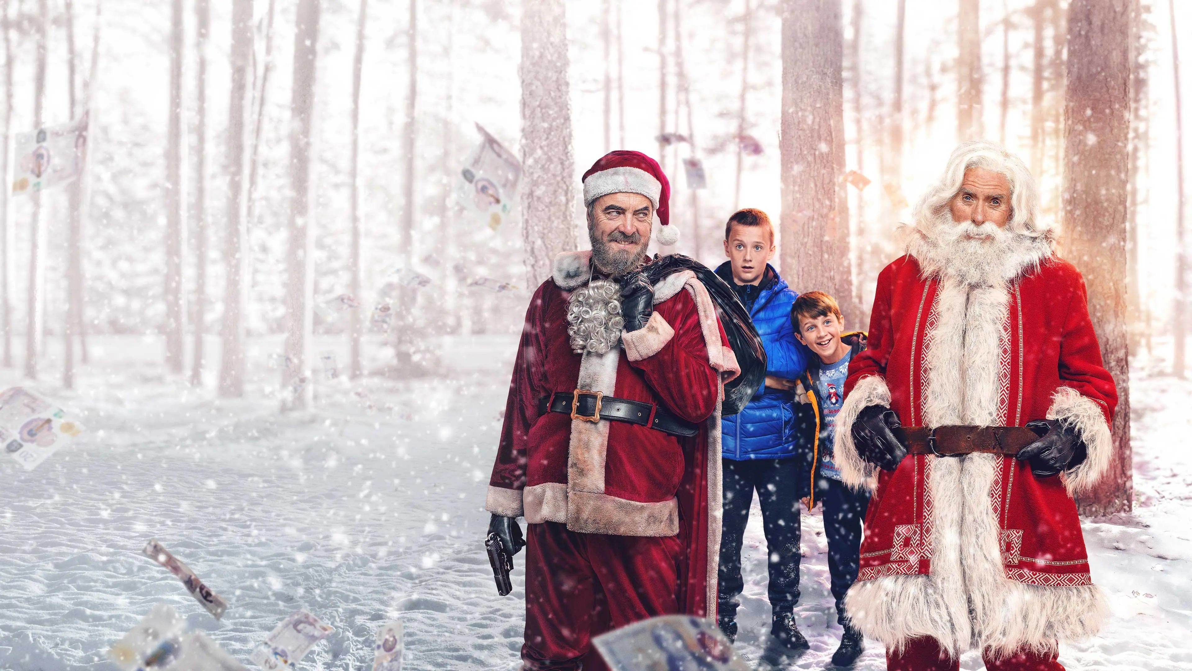 The Heist Before Christmas backdrop