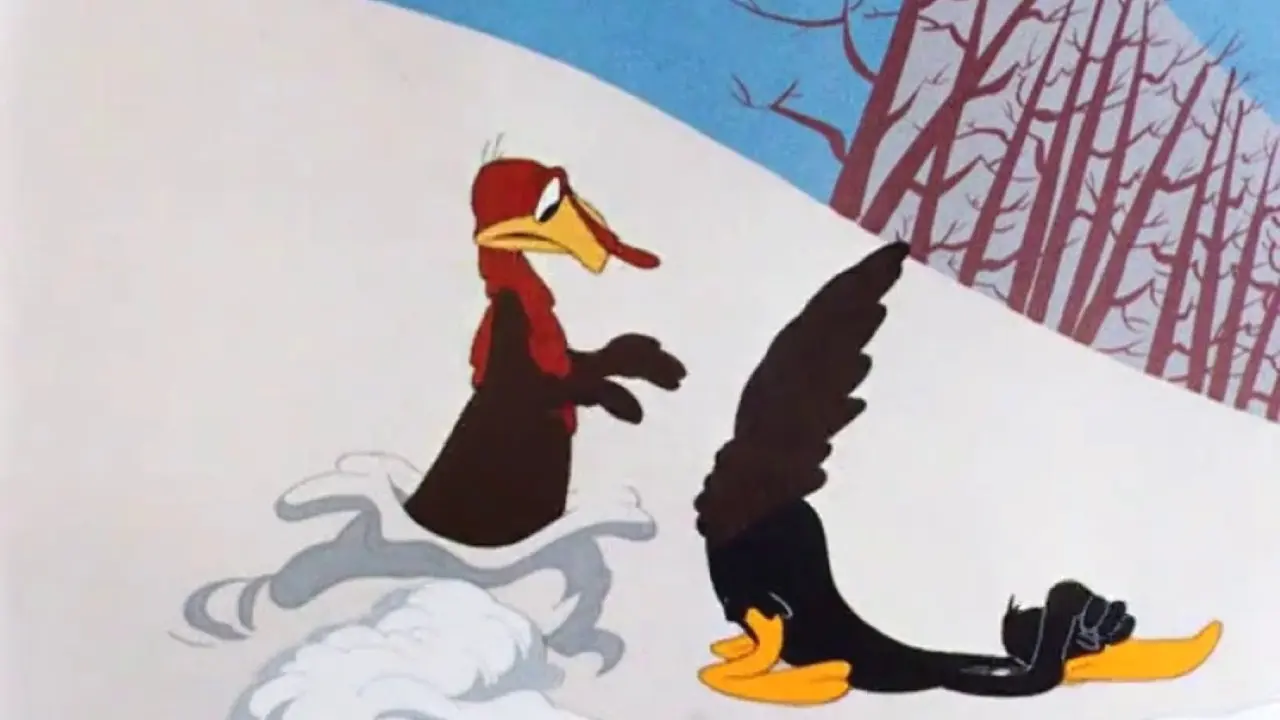 Tom Turk and Daffy backdrop
