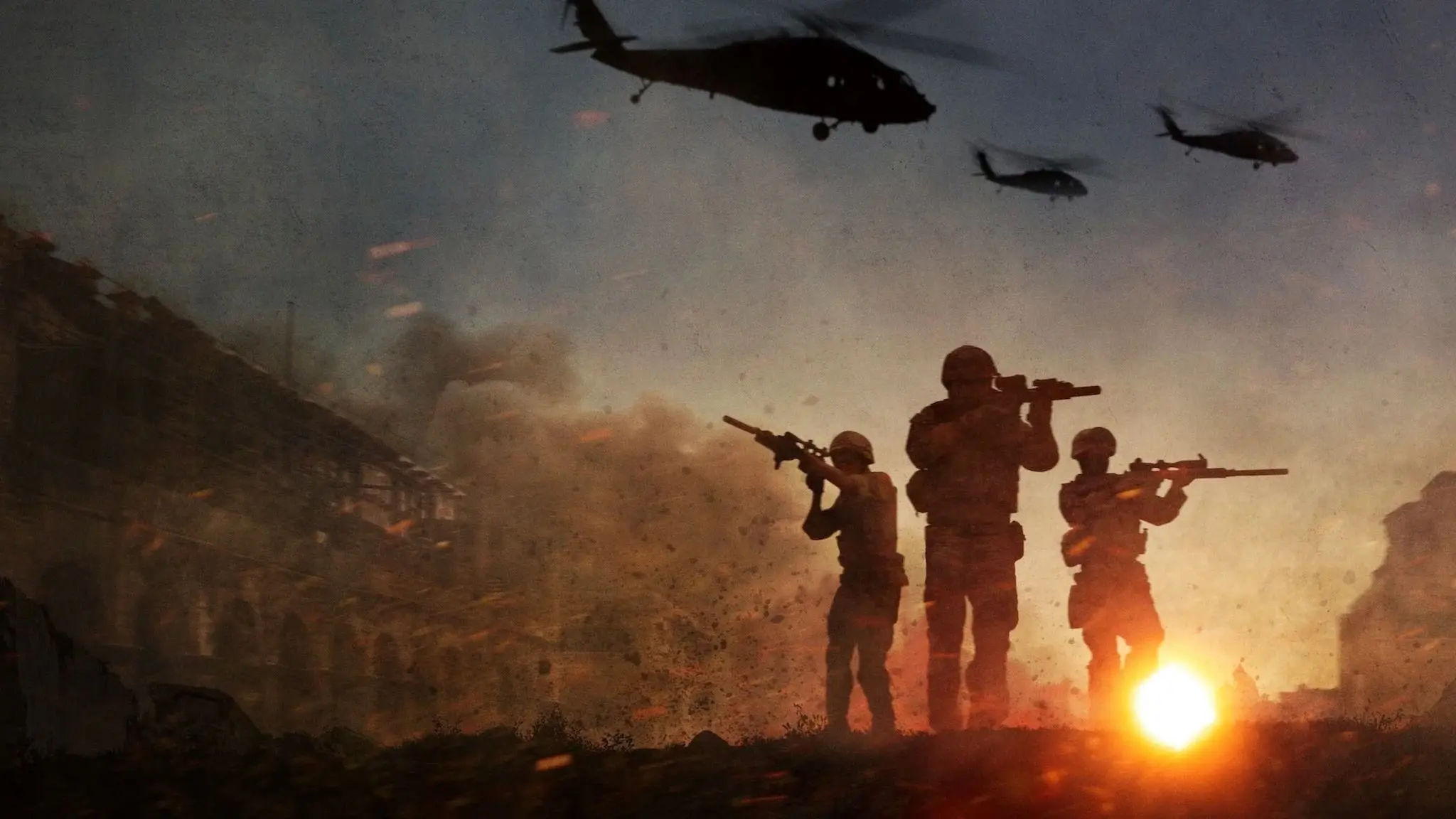Surviving Black Hawk Down backdrop