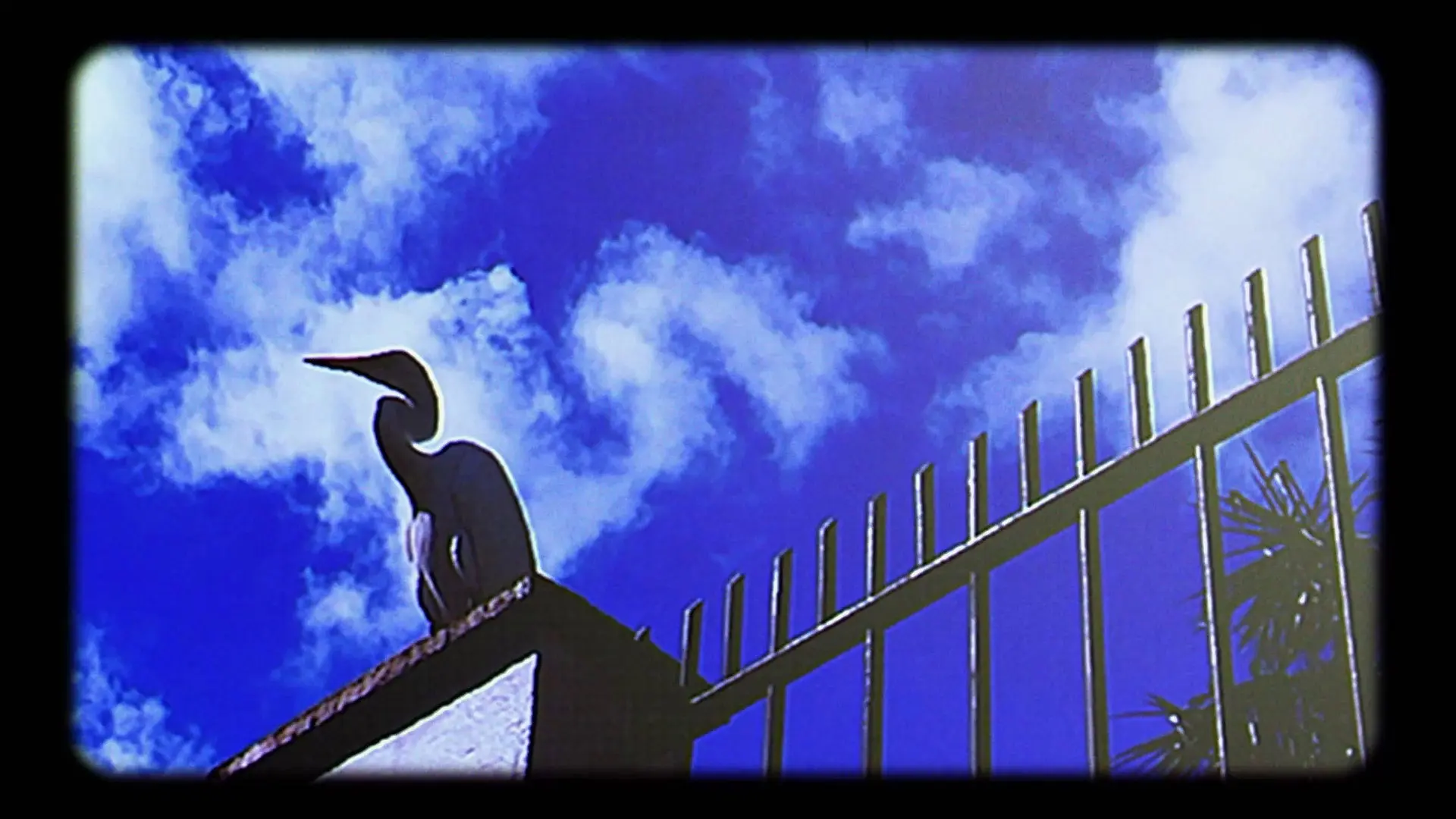 The Heron Girl backdrop