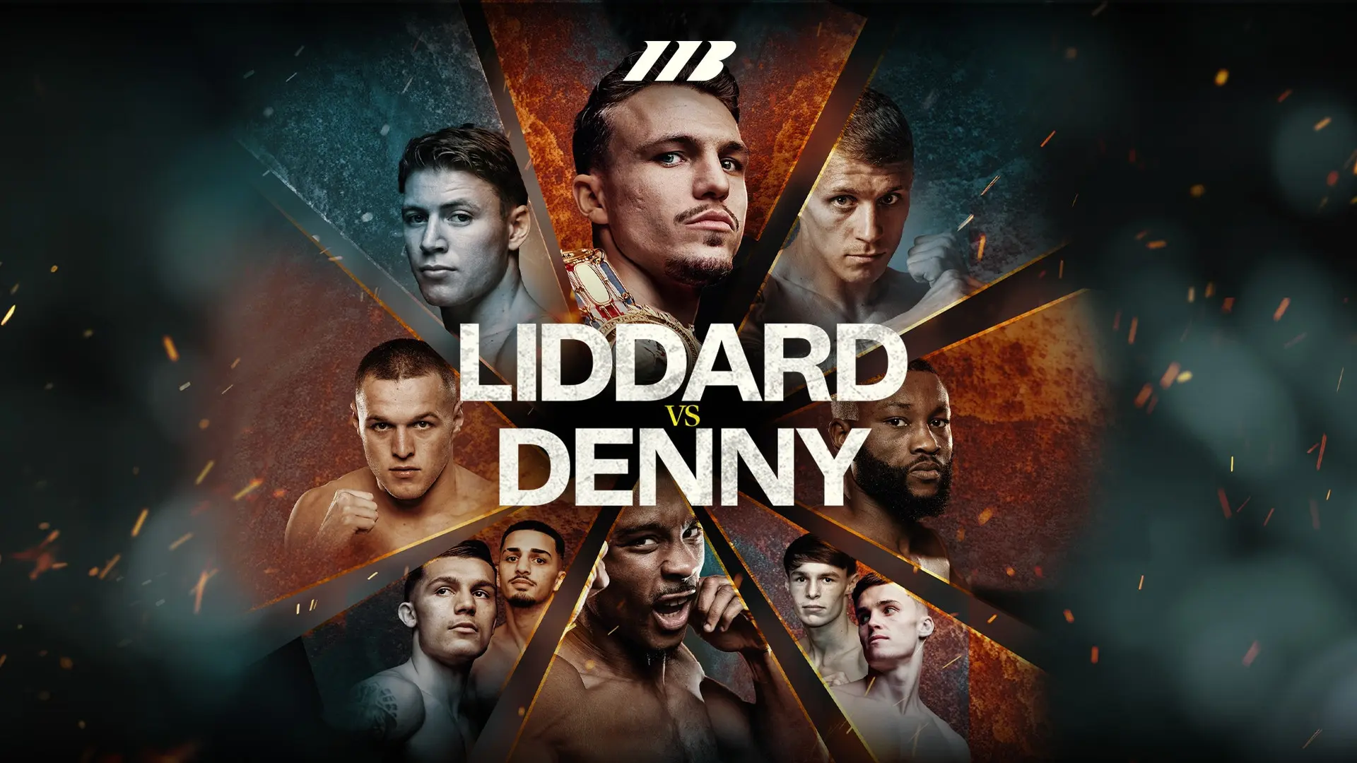 George Liddard vs. Tyler Denny backdrop