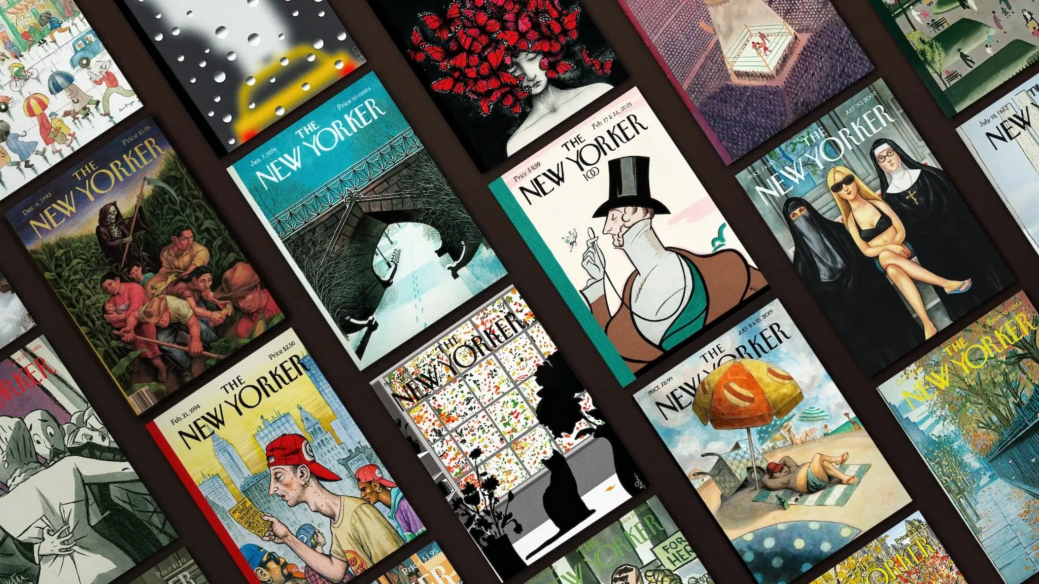 The New Yorker at 100 backdrop