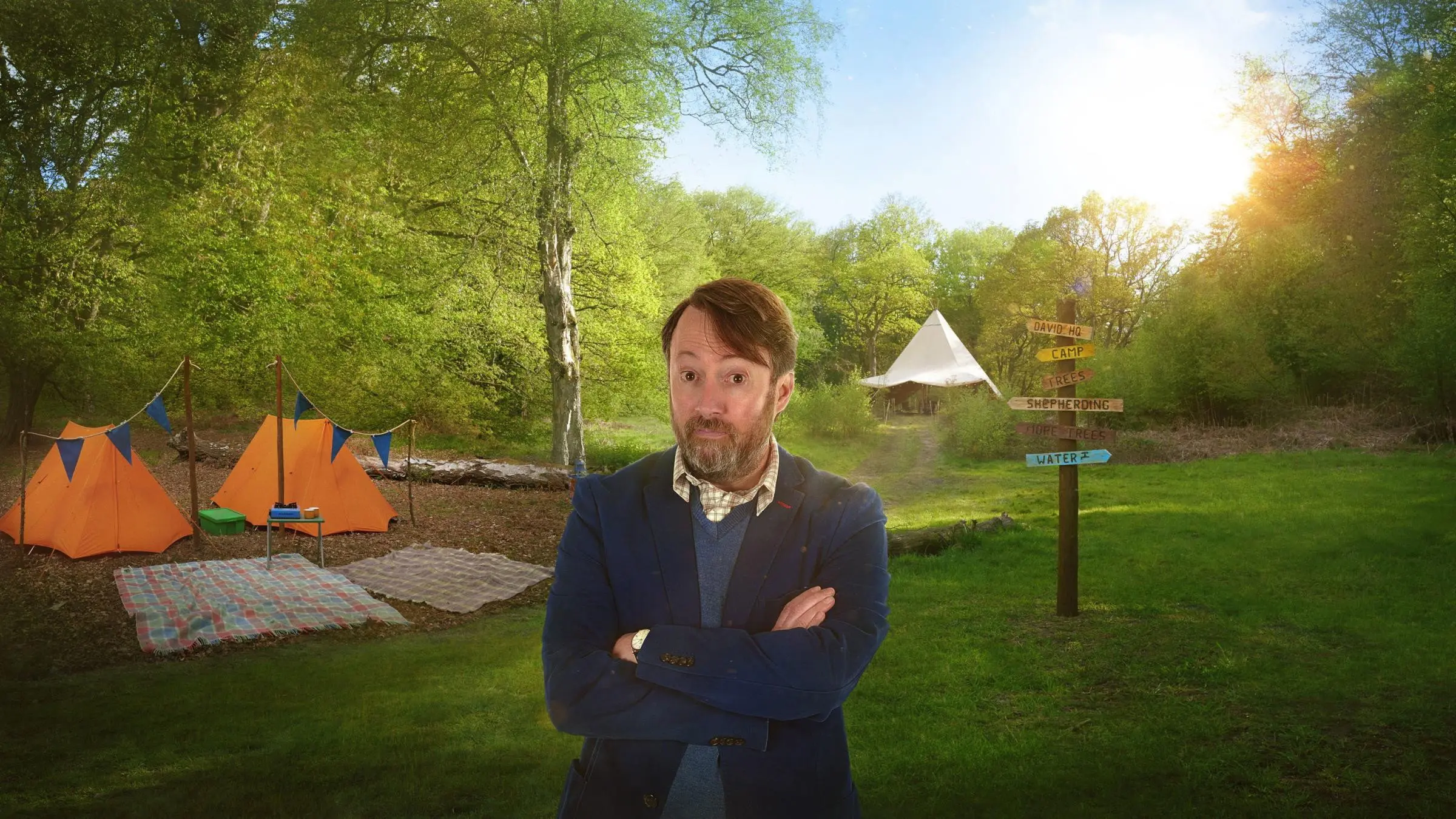 David Mitchell's Outsiders backdrop
