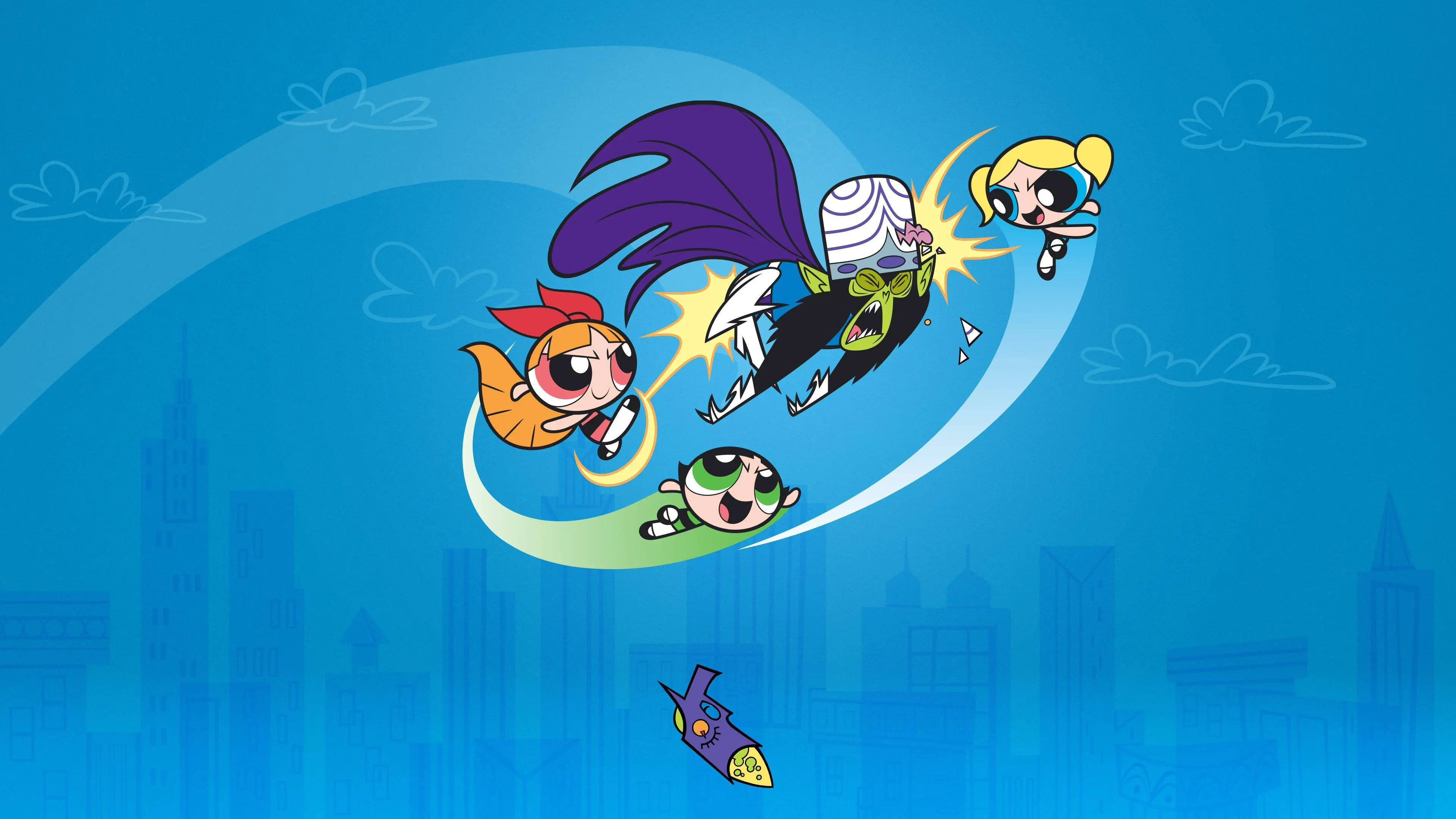 The Powerpuff Girls backdrop