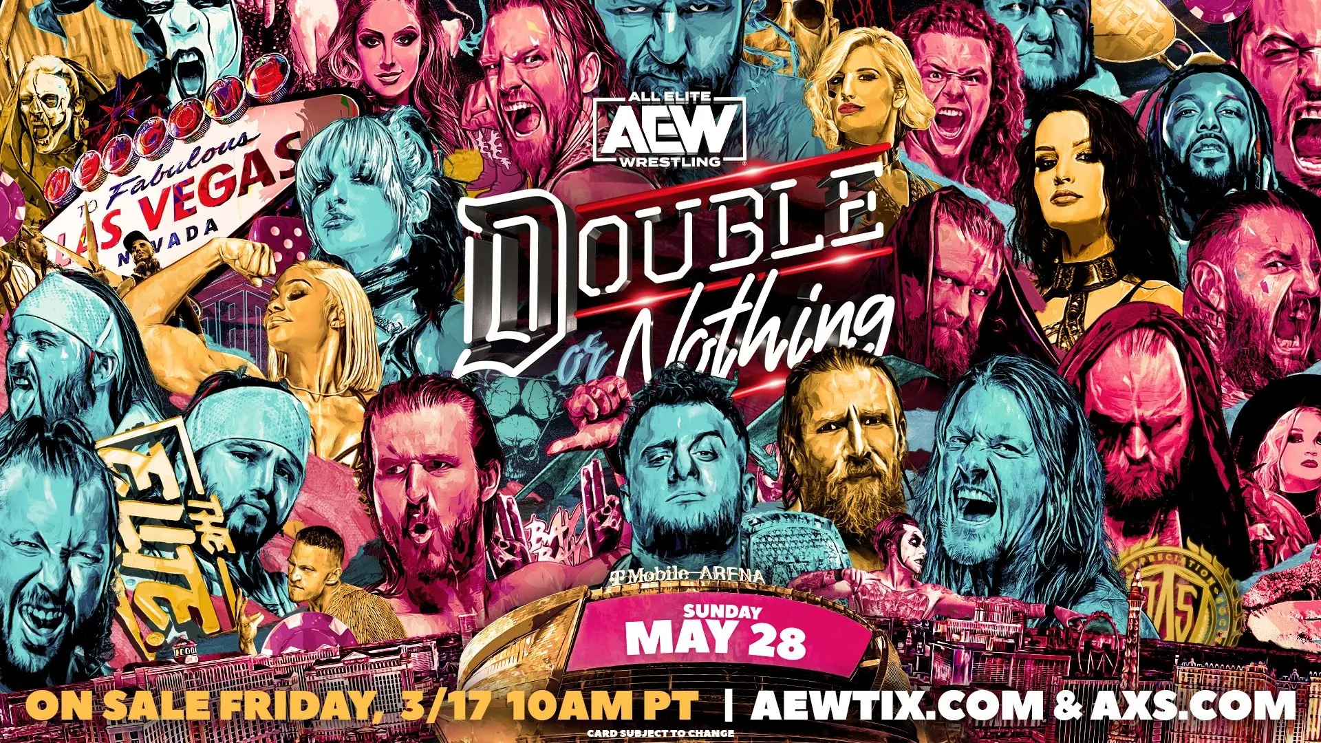 AEW Double or Nothing 2023 backdrop