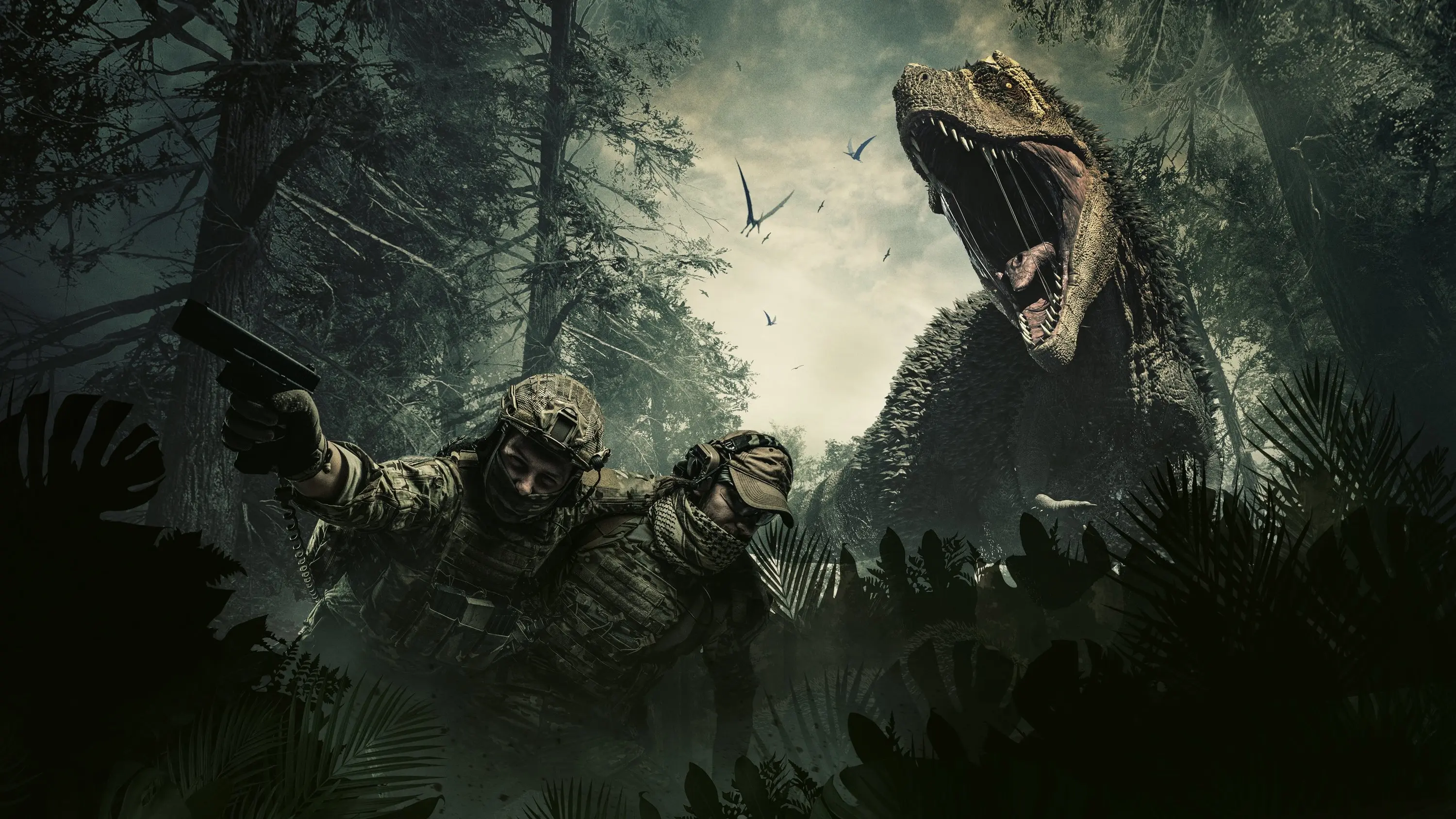 Jurassic Hunt backdrop