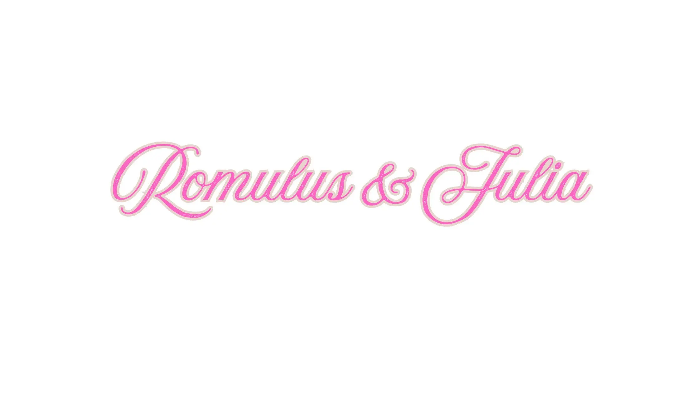 The Making Of: Romulus and Julia backdrop