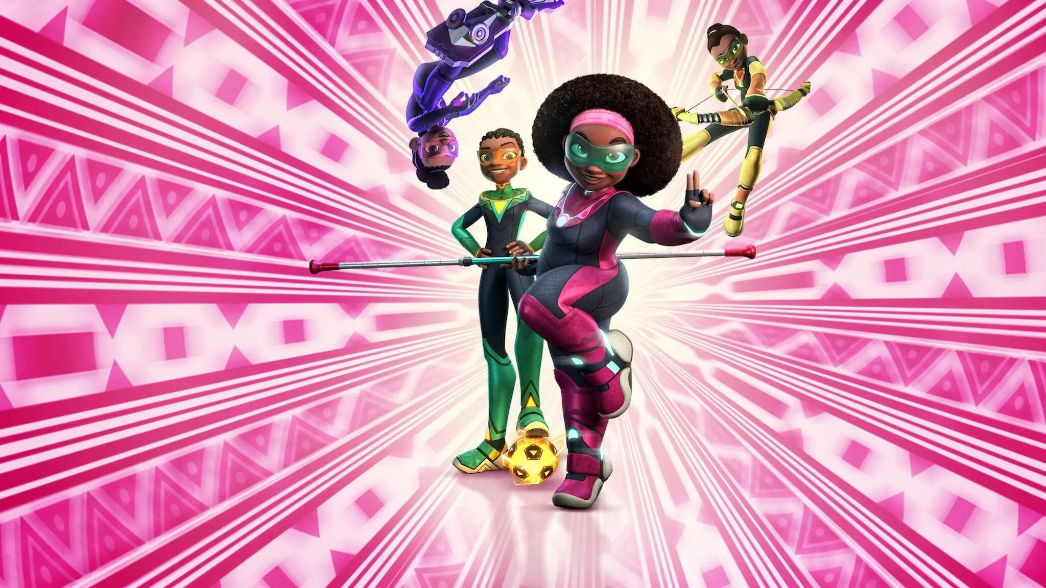 Supa Team 4 backdrop