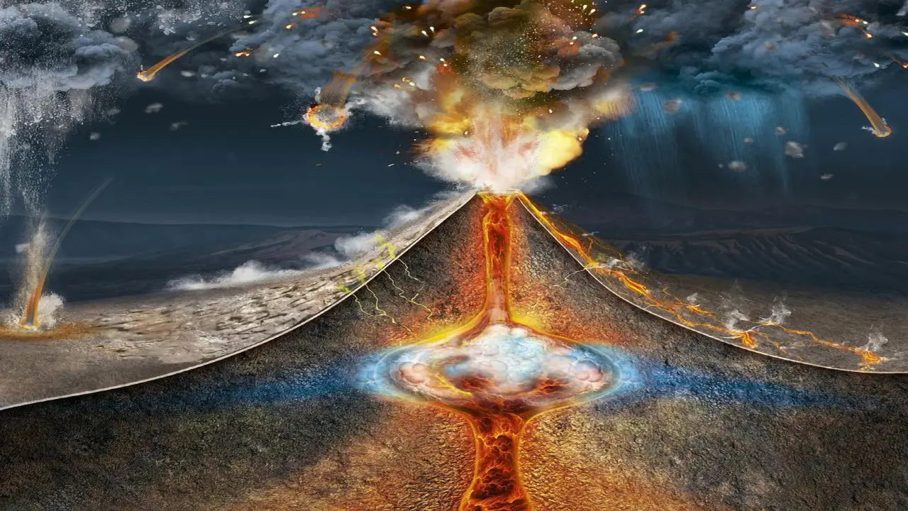 The Volcano That Changed The World backdrop