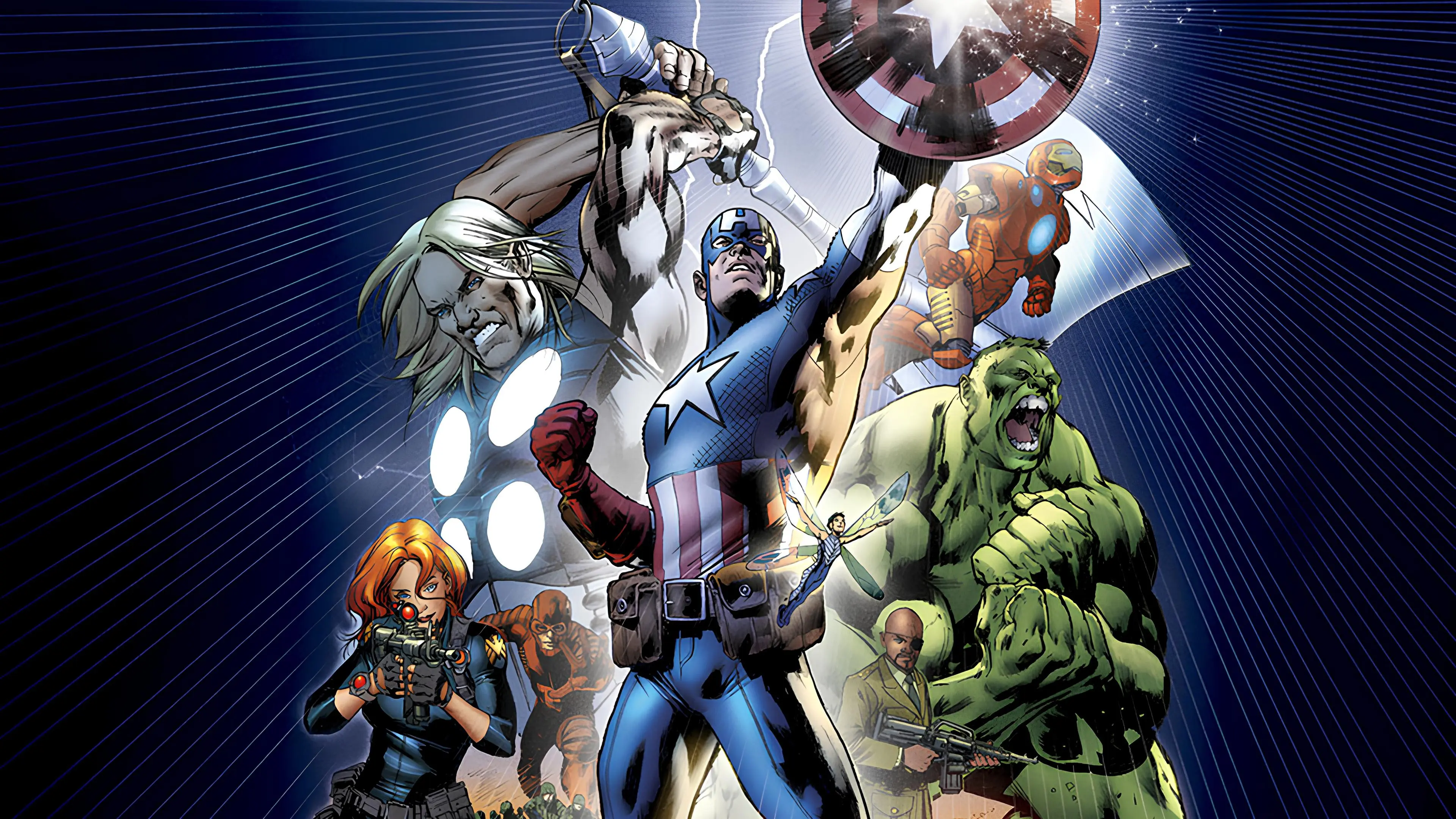 Ultimate Avengers: The Movie backdrop
