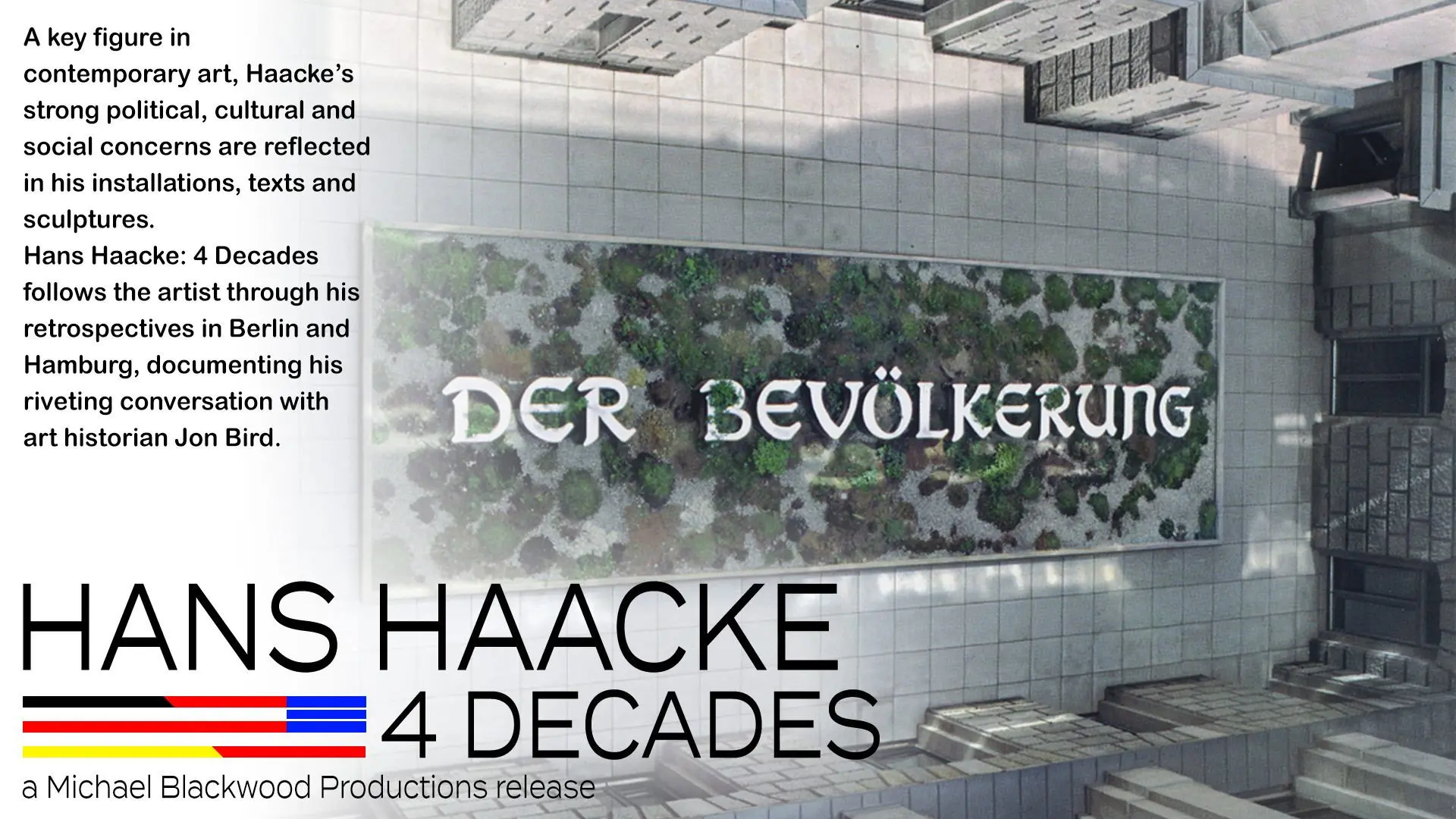Hans Haacke: 4 Decades backdrop