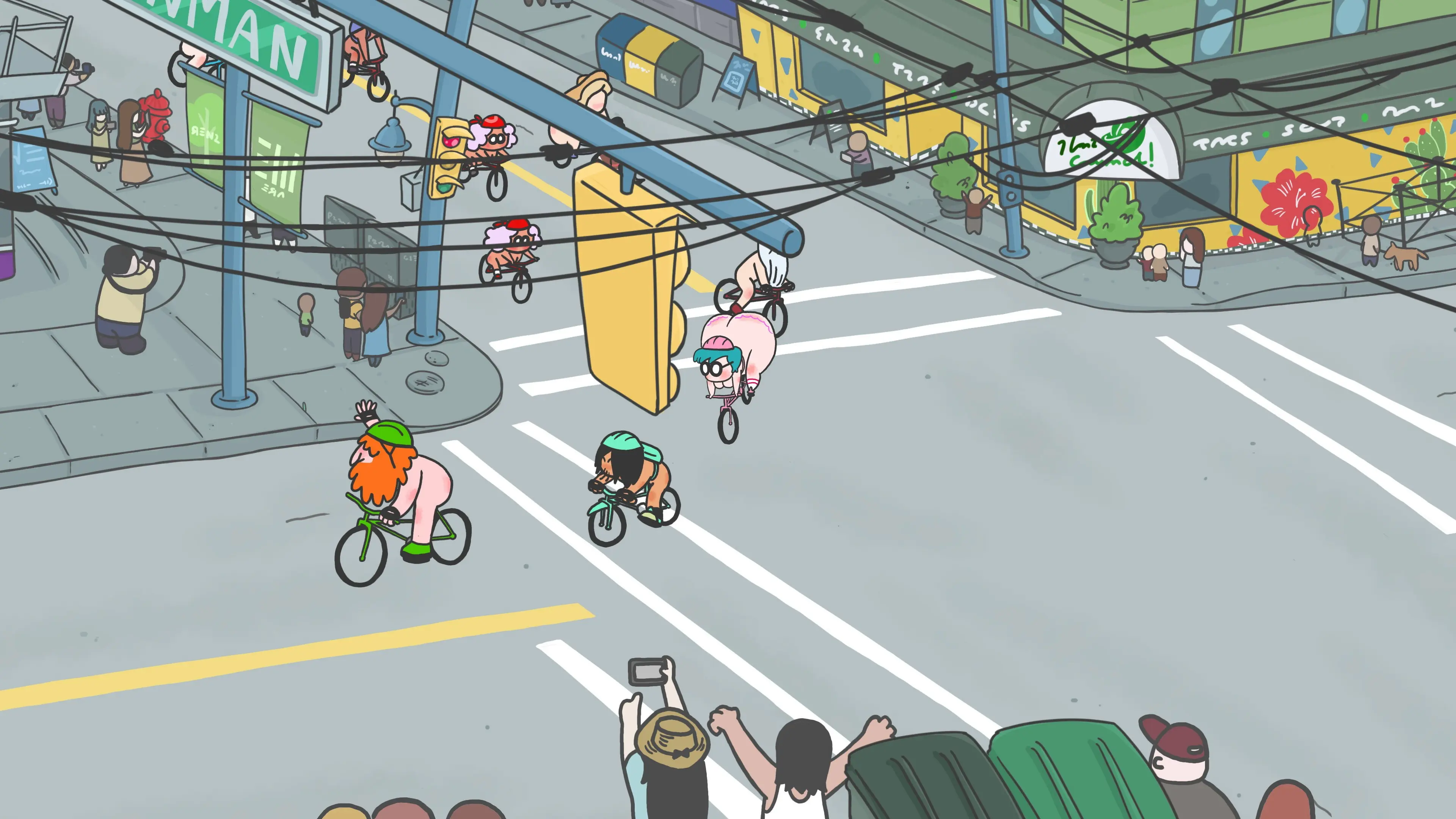 World Naked Bike Tour backdrop